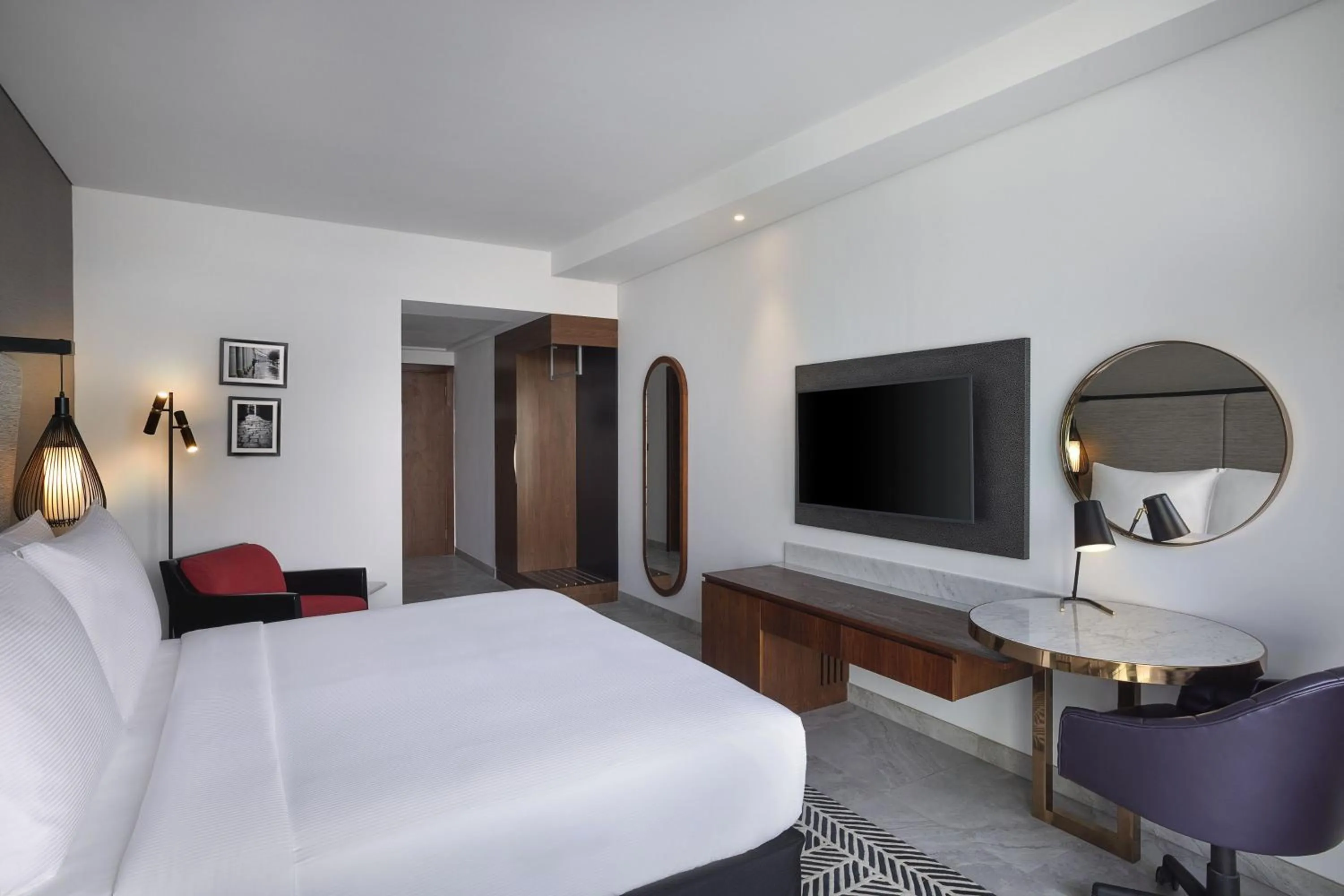 Bedroom, Bed in The First Collection Waterfront, Dubai, a Tribute Portfolio Hotel