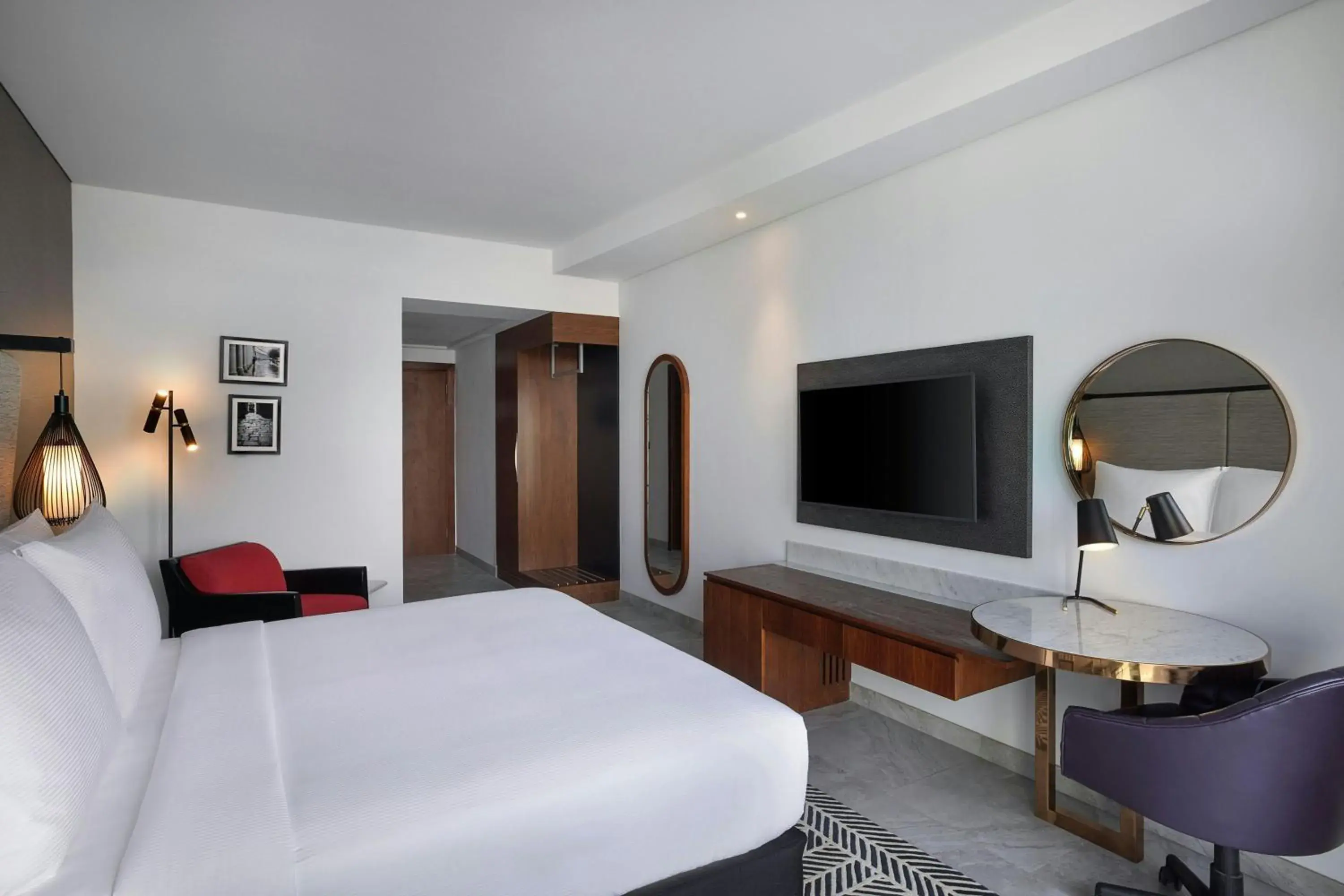 Deluxe King Room with Balcony and Beach Club Access in The First Collection Waterfront, Dubai, a Tribute Portfolio Hotel Deluxe King Room with Balcony and Beach Club Access in The First Collection Waterfront, Dubai, a Tribute Portfolio Hotel