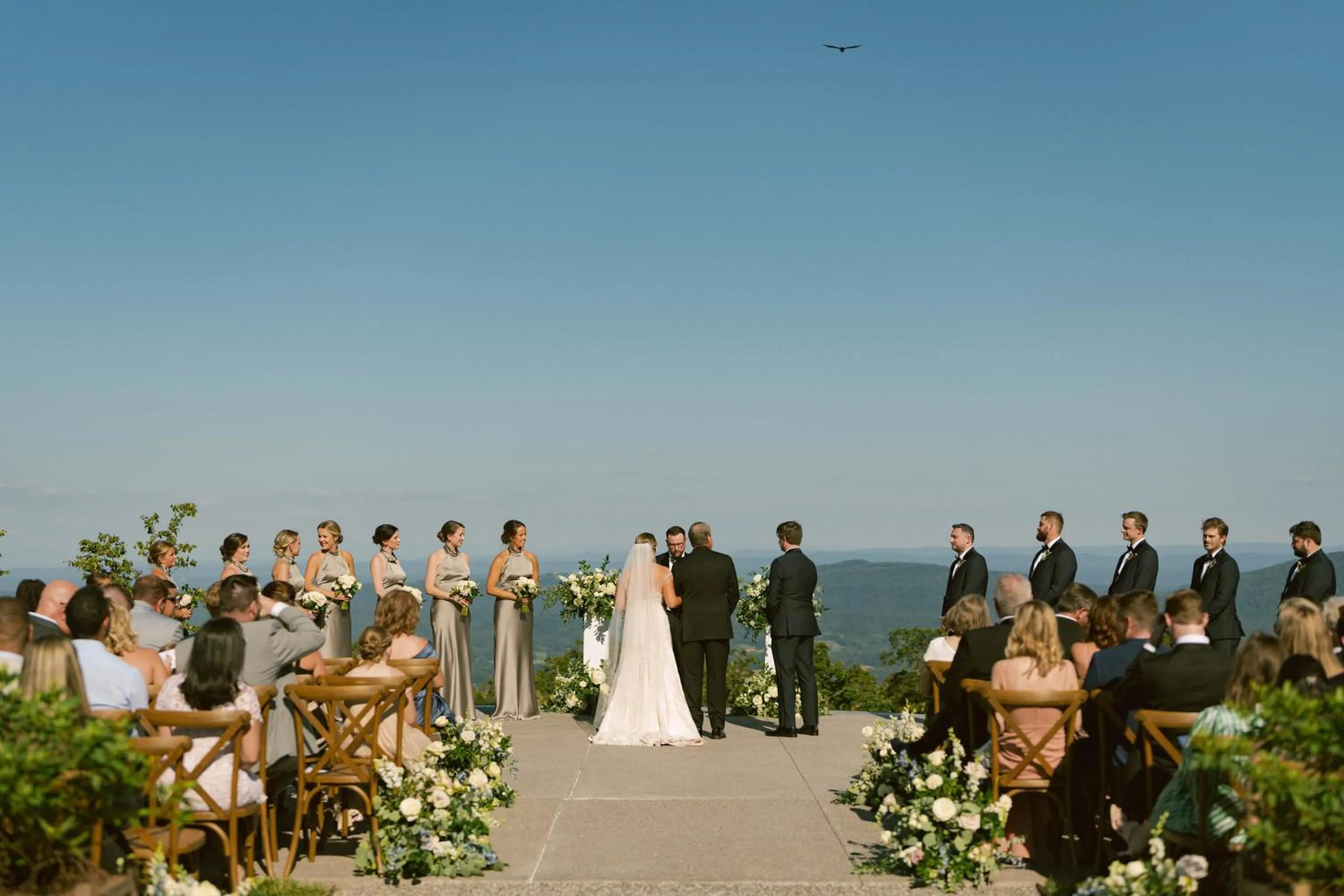wedding in Cloudland at McLemore Resort Lookout Mountain, Curio by Hilton