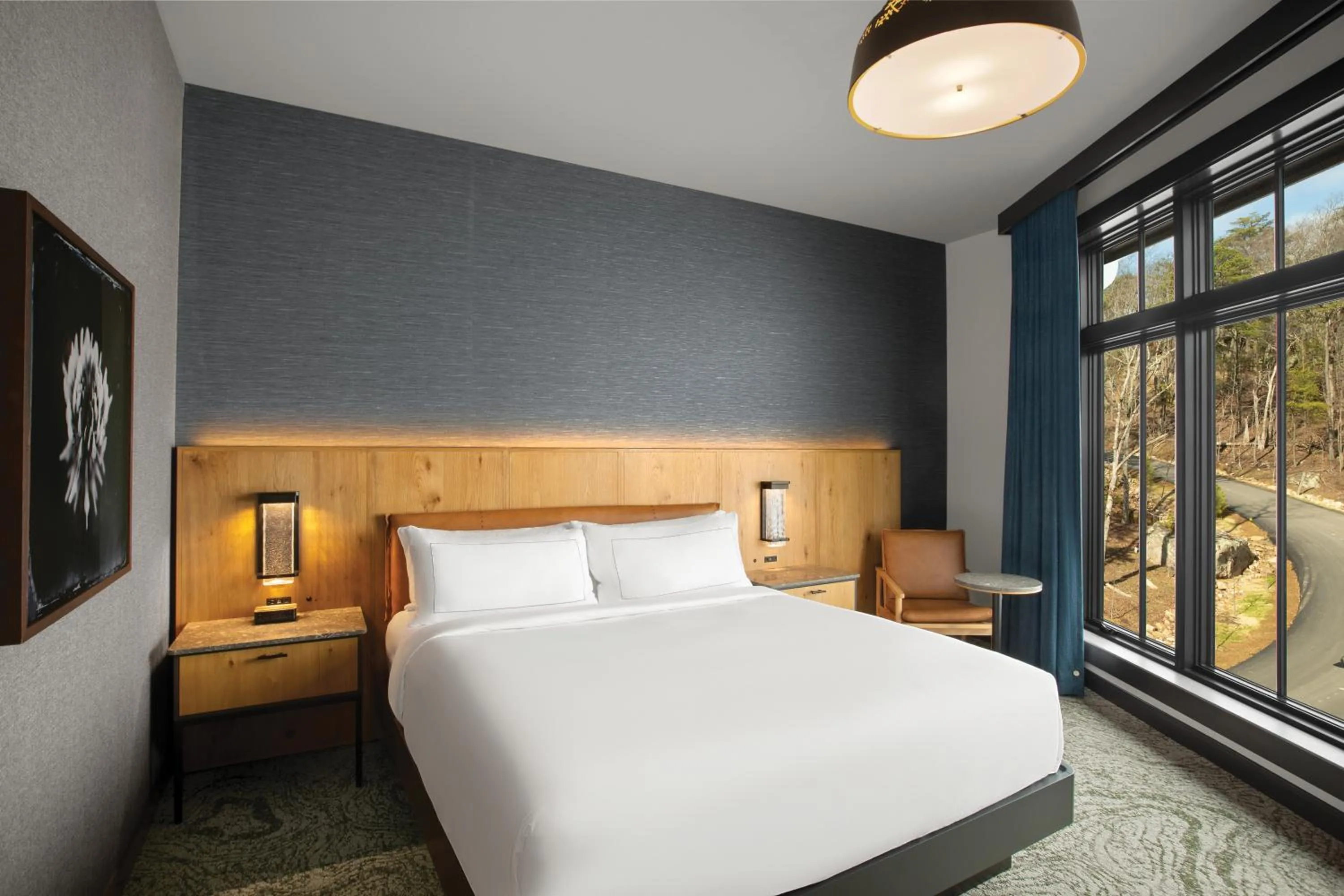 Bedroom, Bed in Cloudland at McLemore Resort Lookout Mountain, Curio by Hilton