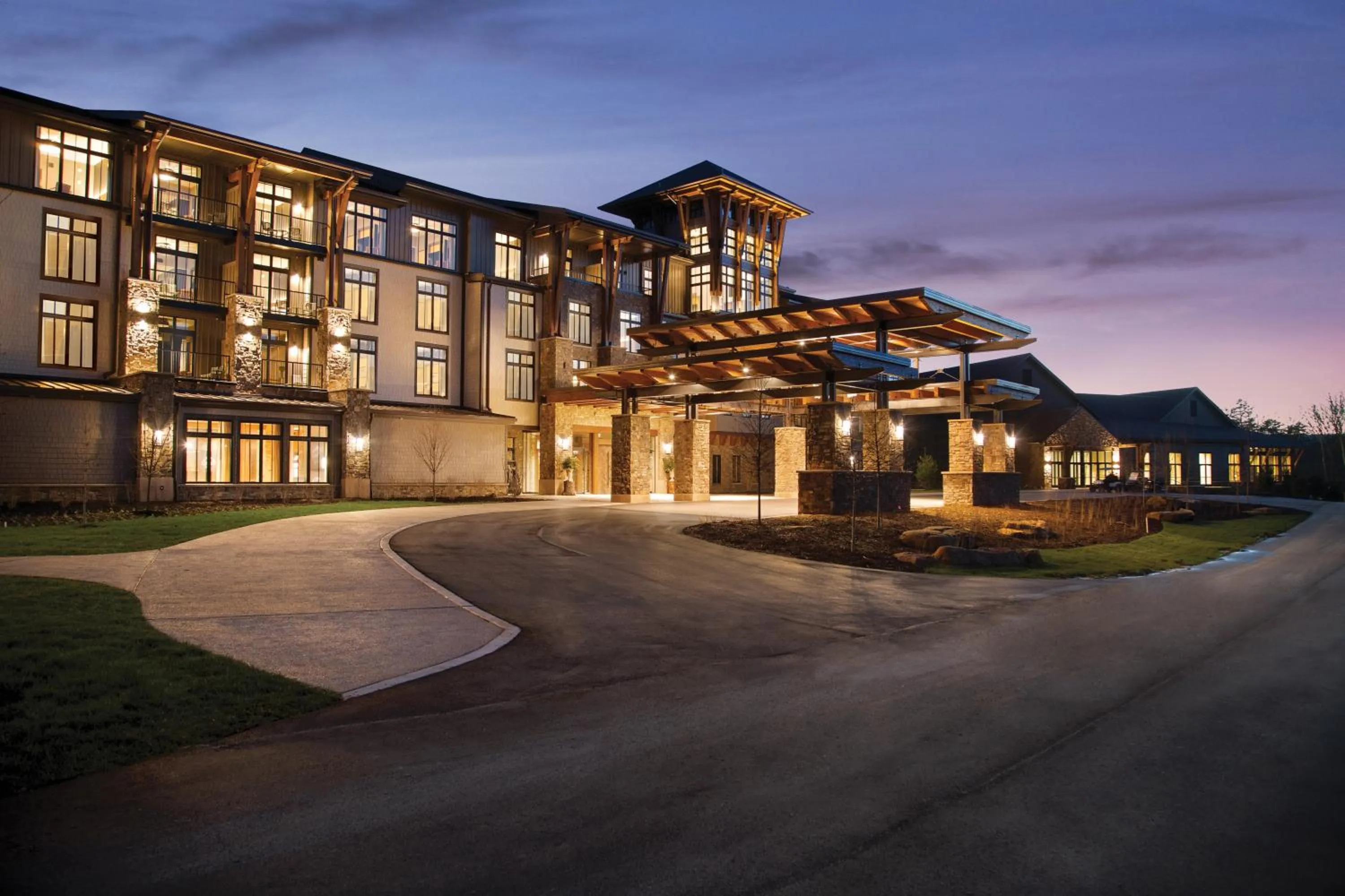 Property building in Cloudland at McLemore Resort Lookout Mountain, Curio by Hilton