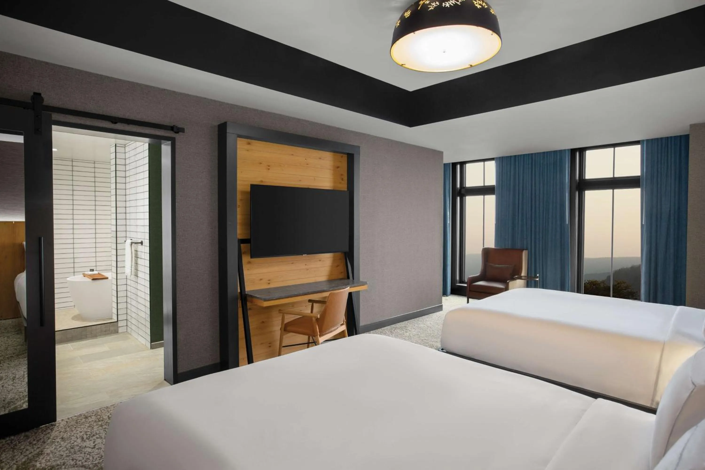 Bed in Cloudland at McLemore Resort Lookout Mountain, Curio by Hilton