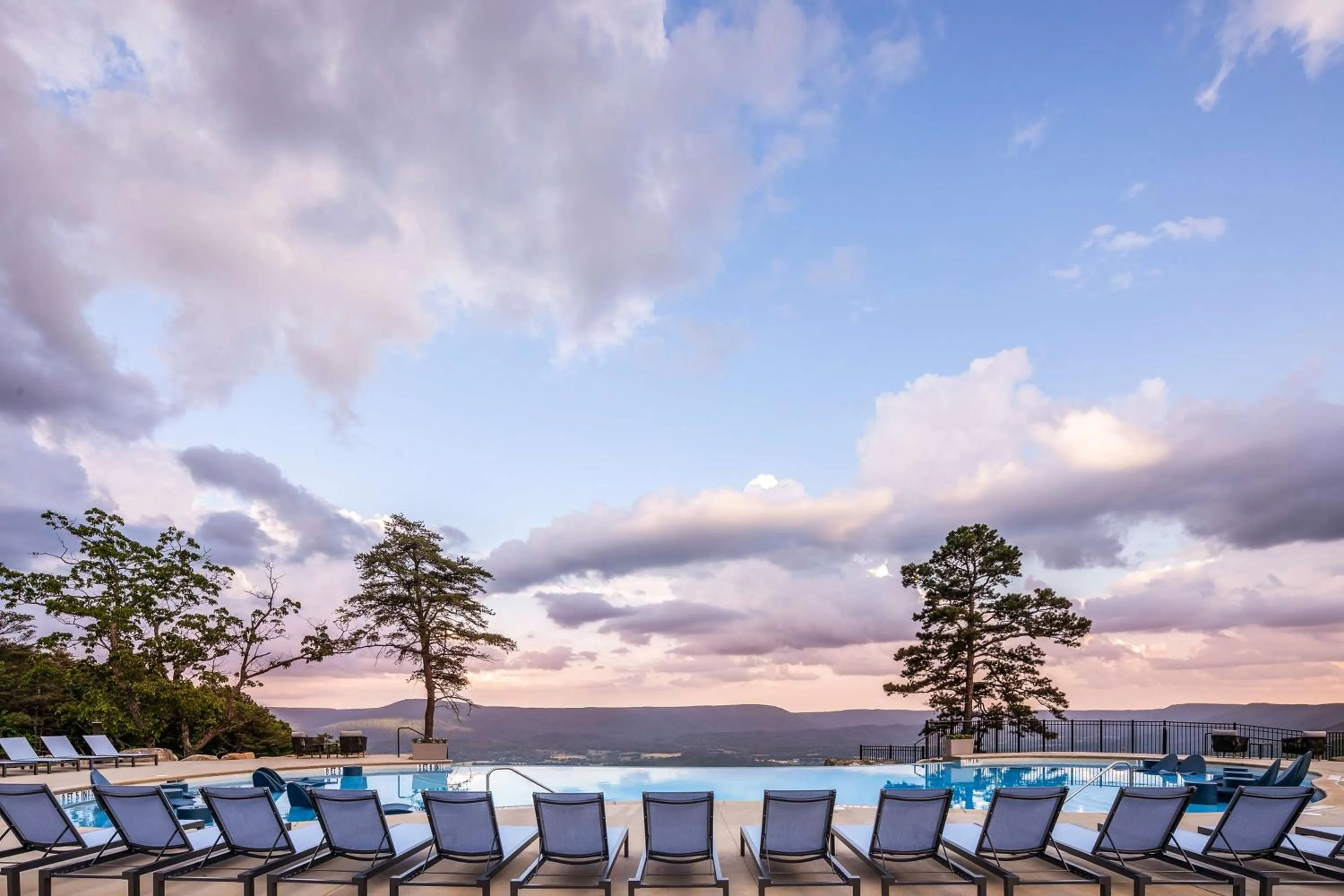 Pool view in Cloudland at McLemore Resort Lookout Mountain, Curio by Hilton