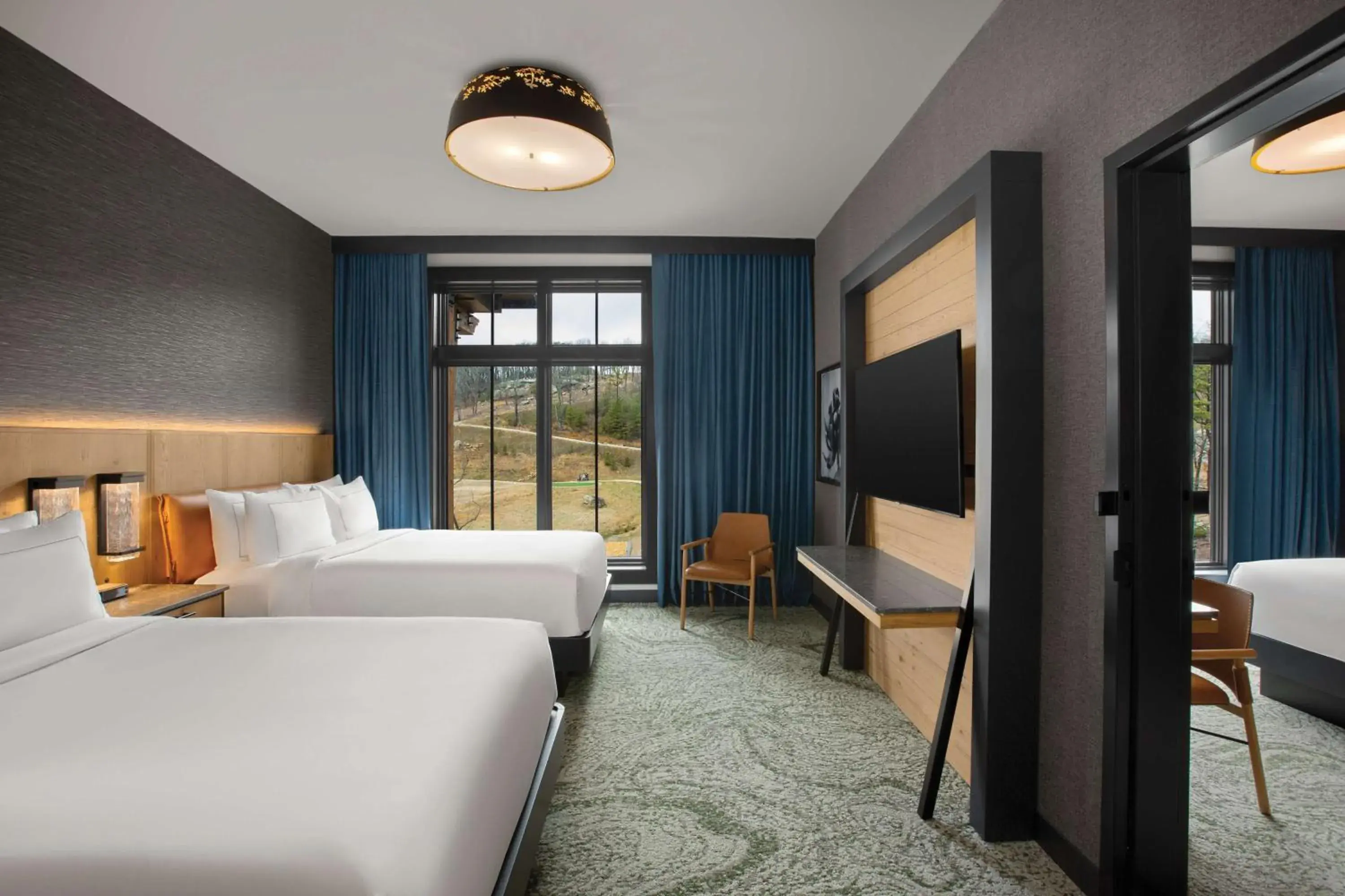 Queen Room with Two Queen Beds and Resort View Mobility Accessible in Cloudland at McLemore Resort Lookout Mountain, Curio by Hilton Queen Room with Two Queen Beds and Resort View Mobility Accessible in Cloudland at McLemore Resort Lookout Mountain, Curio by Hilton