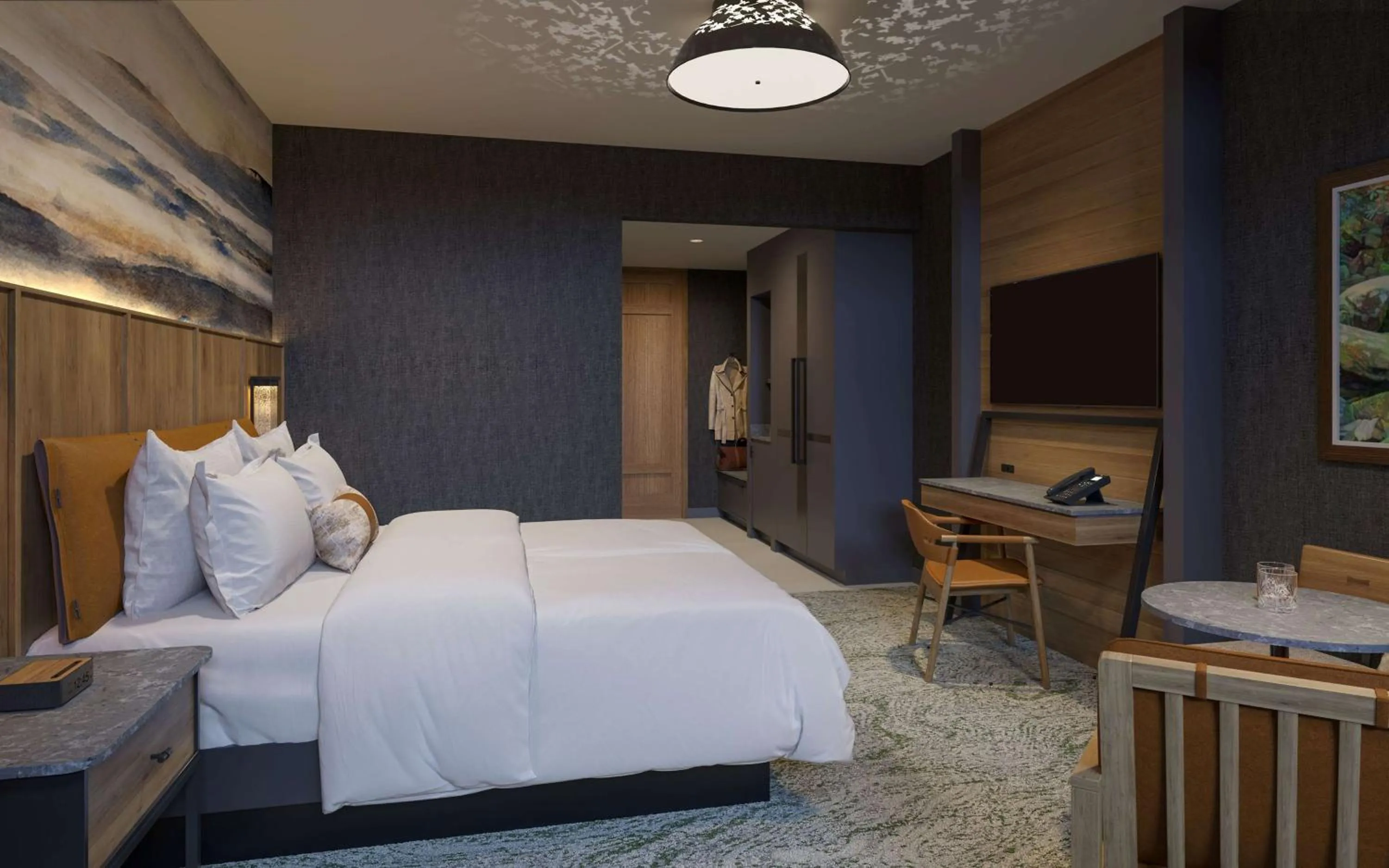 Bed in Cloudland at McLemore Resort Lookout Mountain, Curio by Hilton