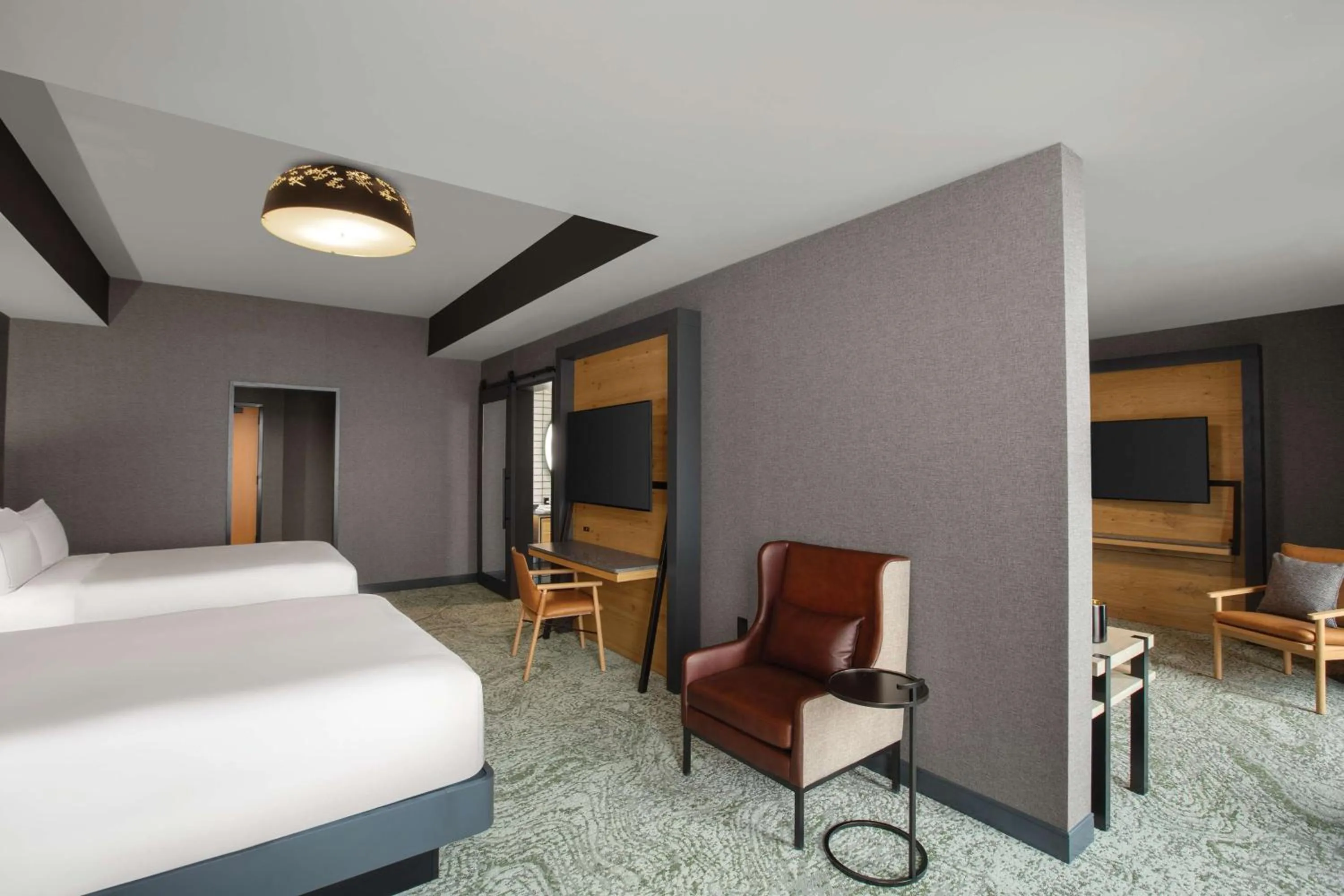 Bedroom, Bed in Cloudland at McLemore Resort Lookout Mountain, Curio by Hilton