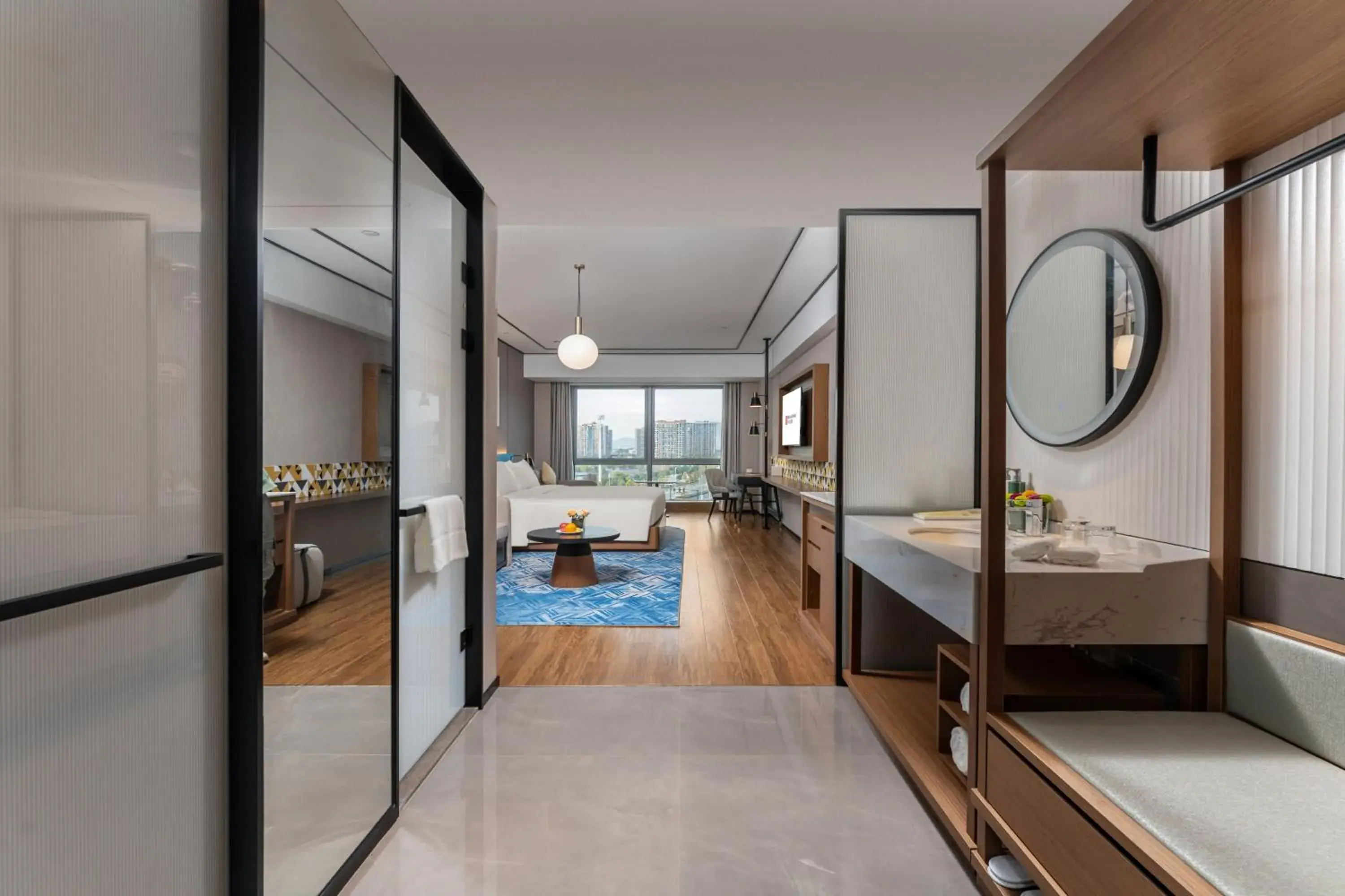 Superior King Room in Hilton Garden Inn Huzhou High-Speed Railway Station Superior King Room in Hilton Garden Inn Huzhou High-Speed Railway Station