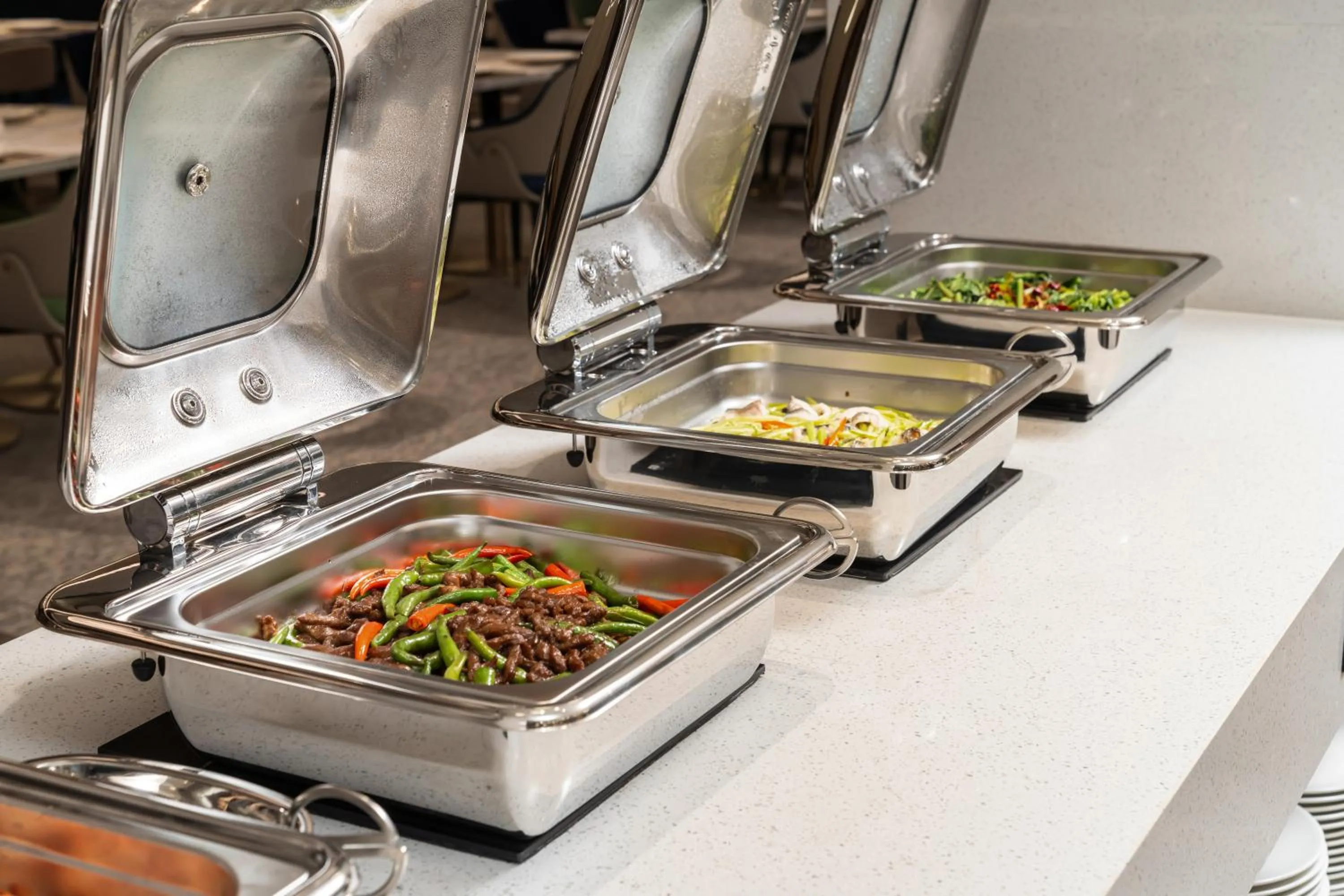 Buffet breakfast in Hilton Garden Inn Huzhou High-Speed Railway Station