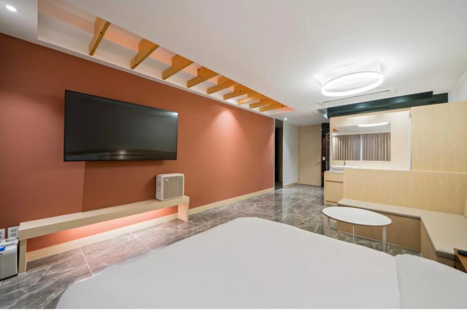 Bed in BrownDot Hotel Bong-Duk