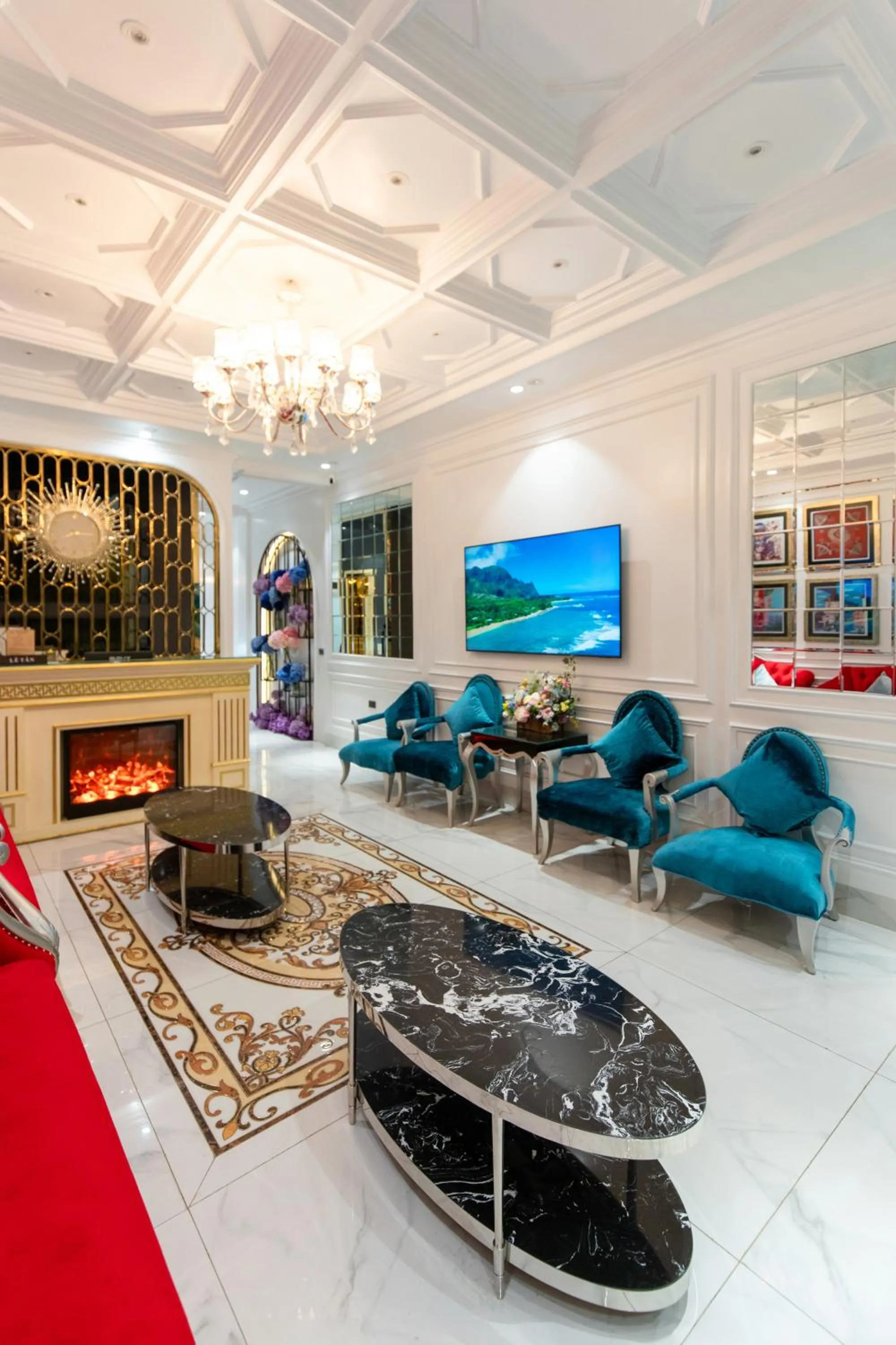 Living room in Diamond Hotel Sapa