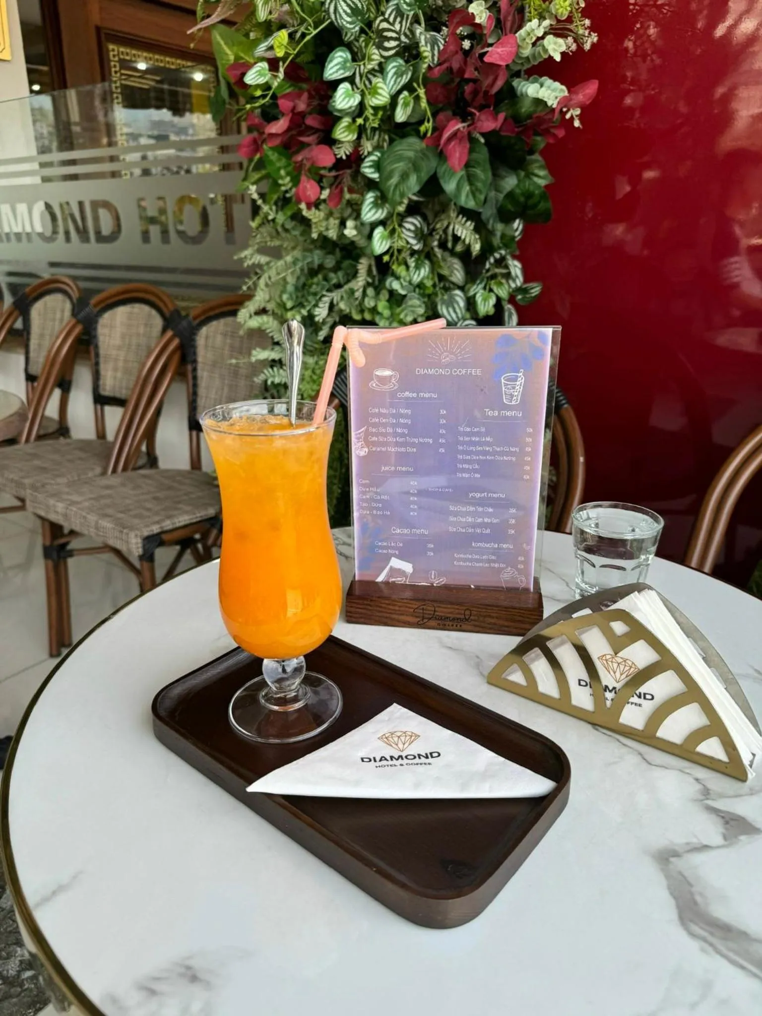 Seating area in Diamond Hotel Sapa