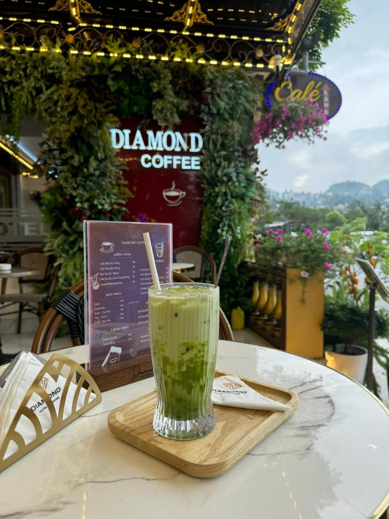 Seating area in Diamond Hotel Sapa