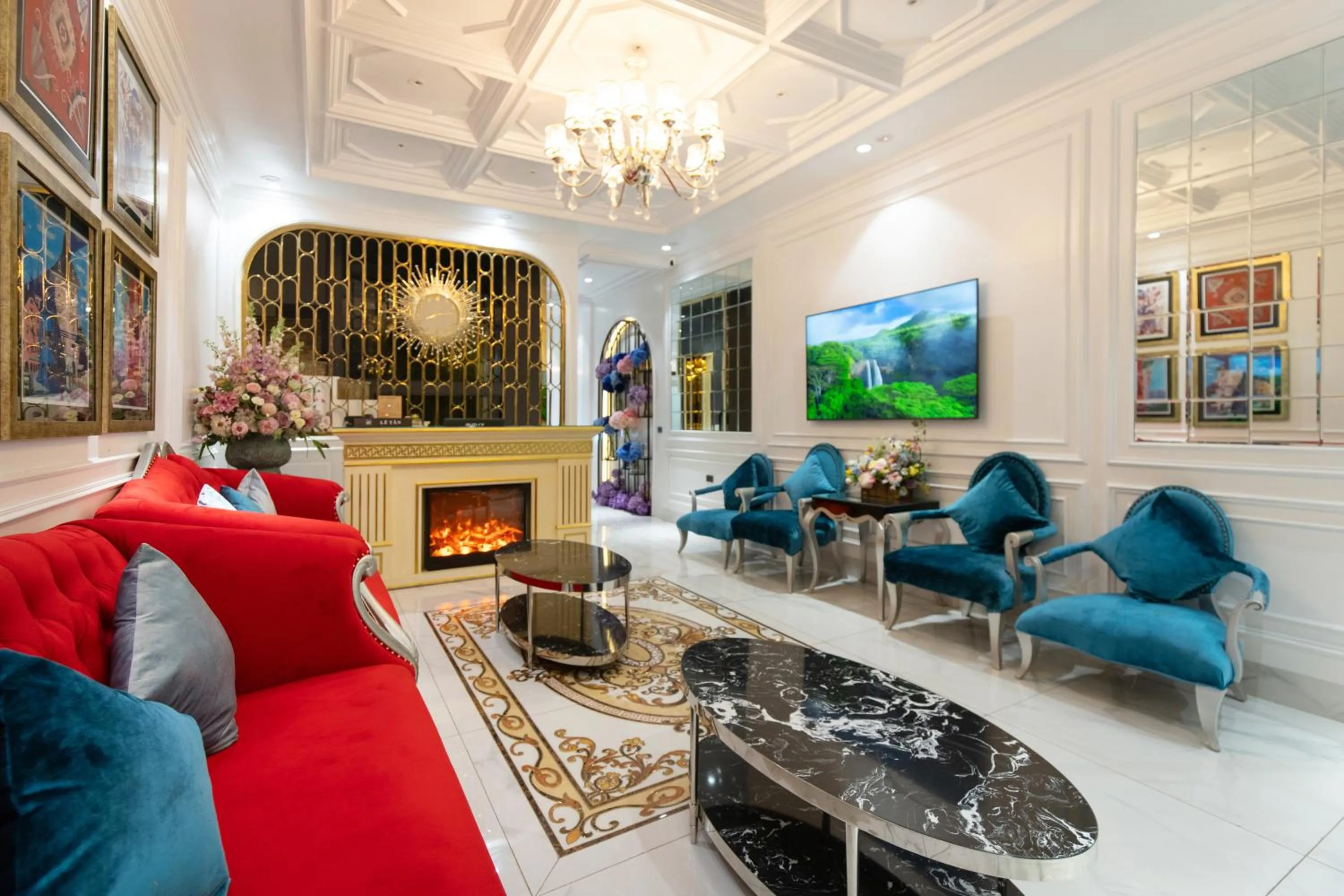 Living room in Diamond Hotel Sapa