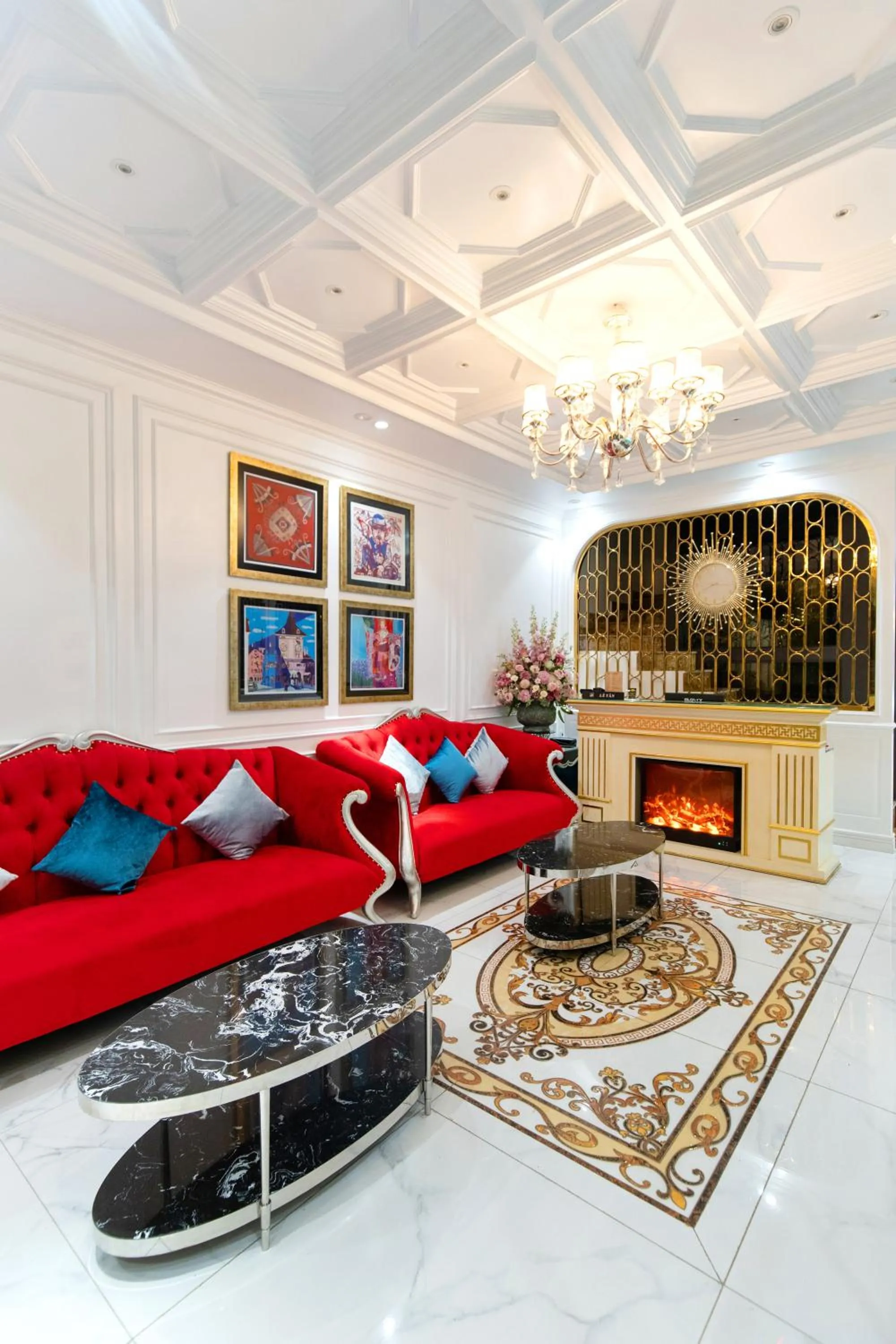 Living room in Diamond Hotel Sapa