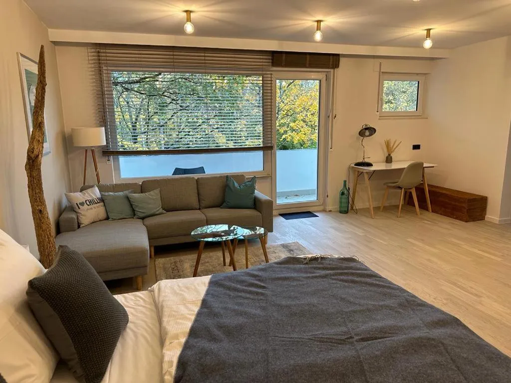 Photo of the whole room, Bed in Livingroom Mathildenhöhe