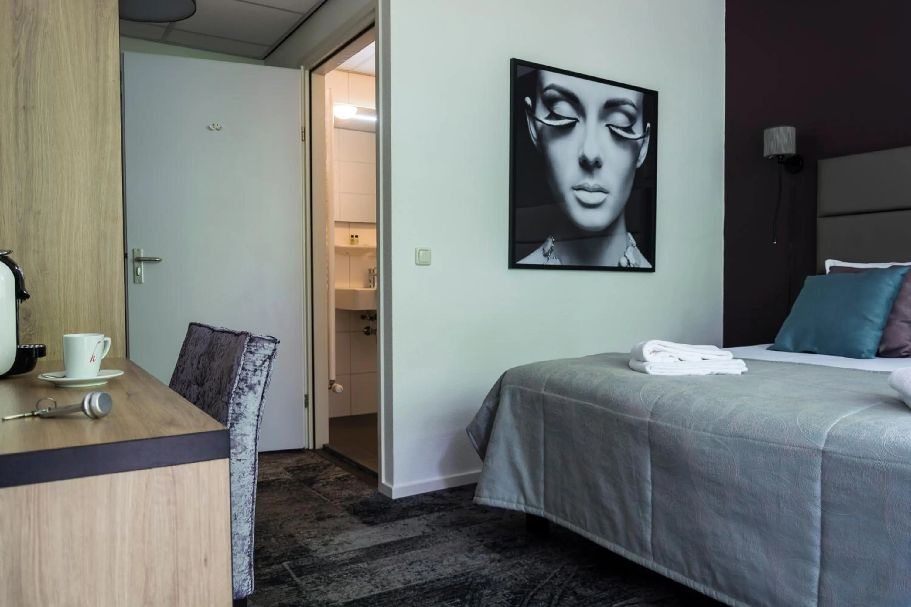 Photo of the whole room, Bed in Hotel & Restaurant Wildthout