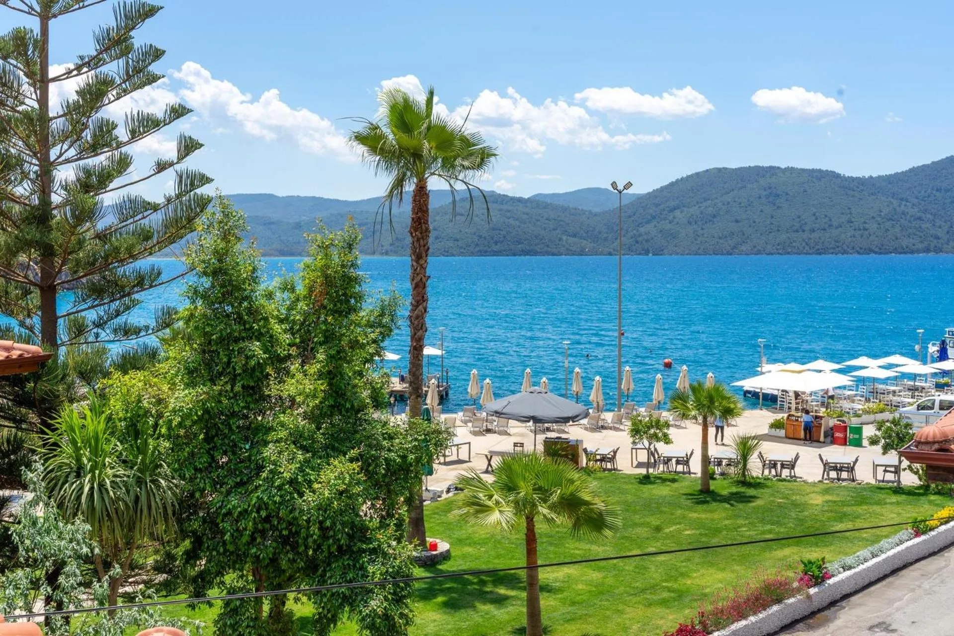 Garden view in İskelem Otel