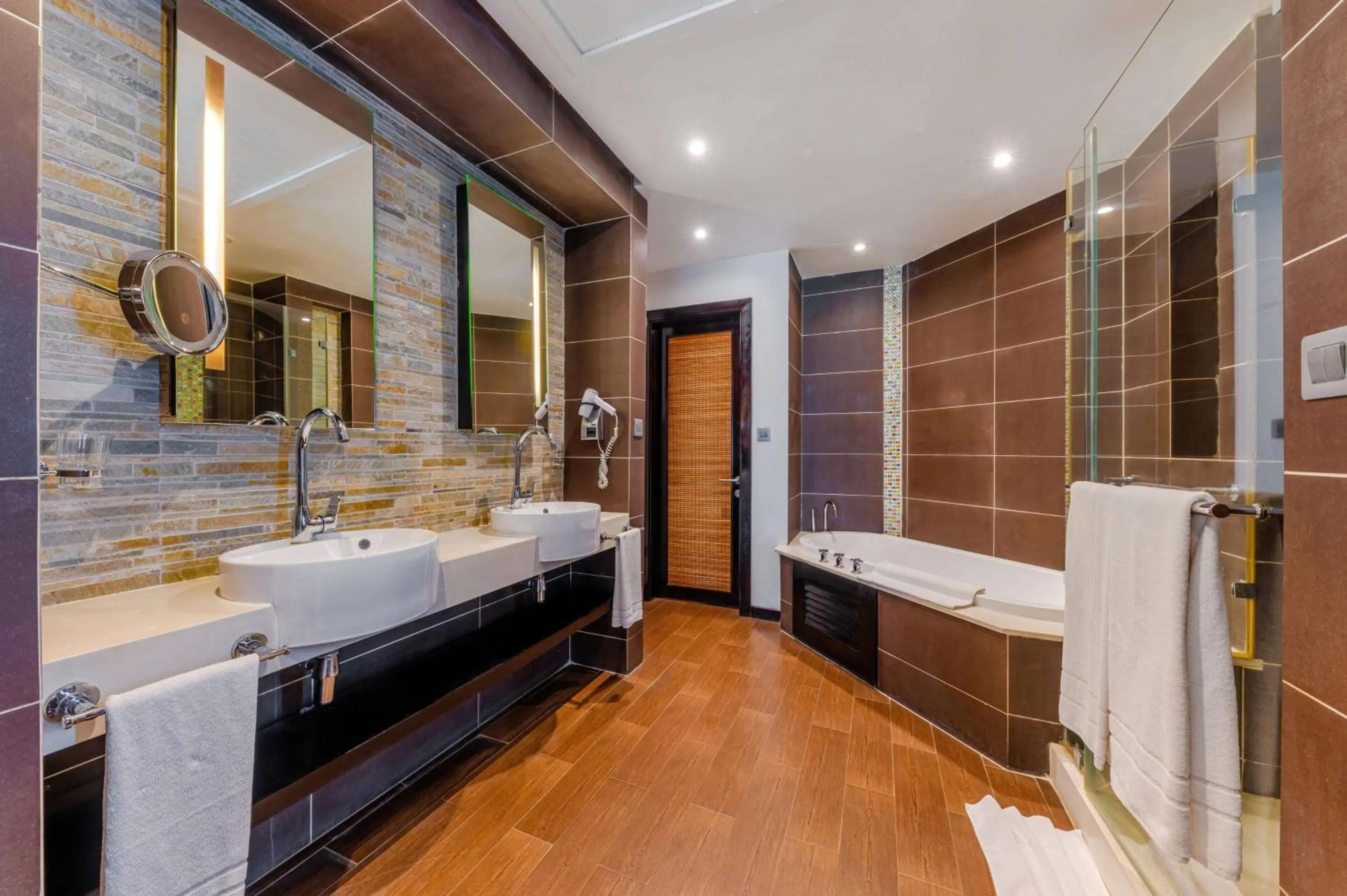 Bathroom in Crystals Beach Resort Belle Mare, a member of Radisson Individuals