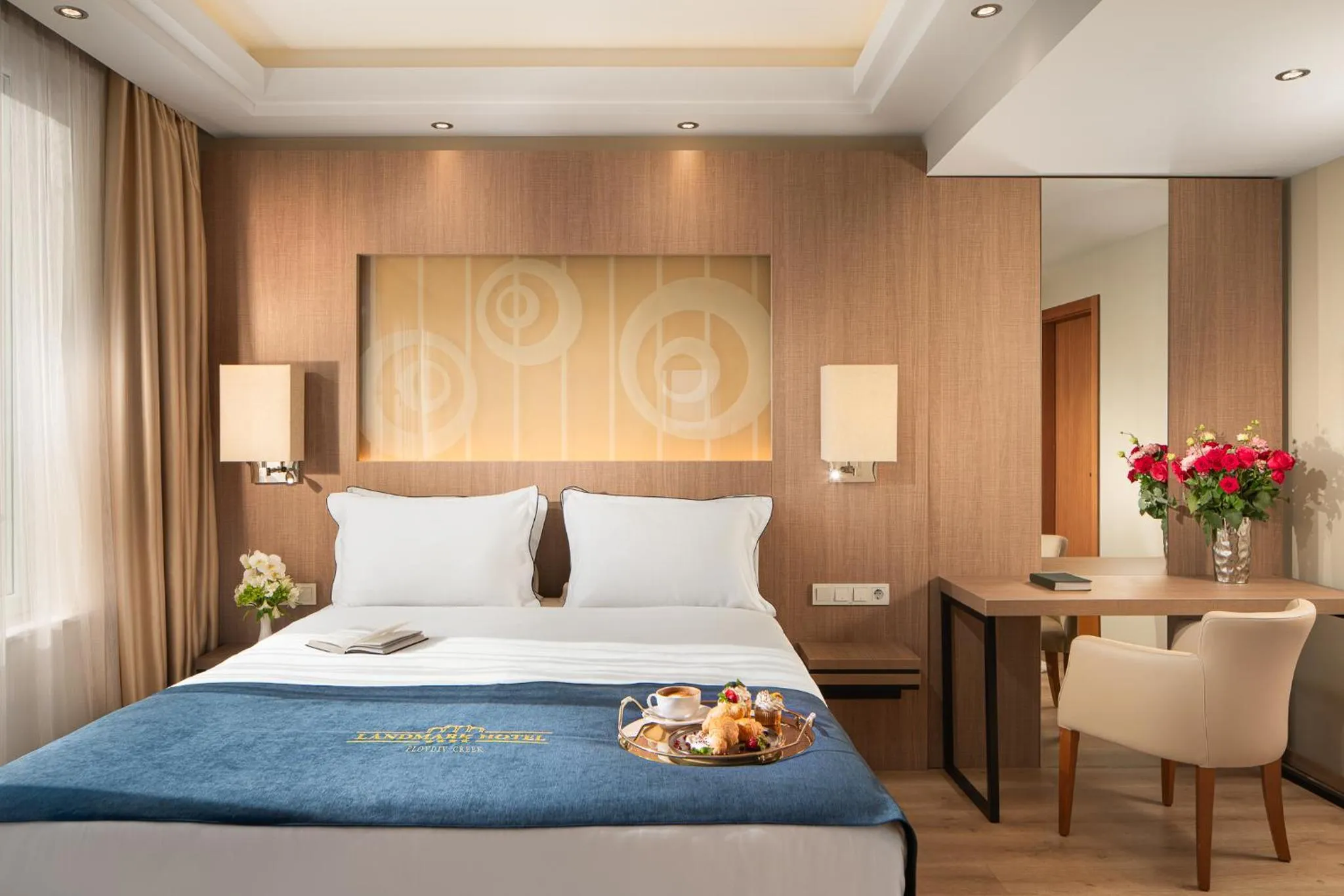 Bed in Landmark Creek Hotel Plovdiv