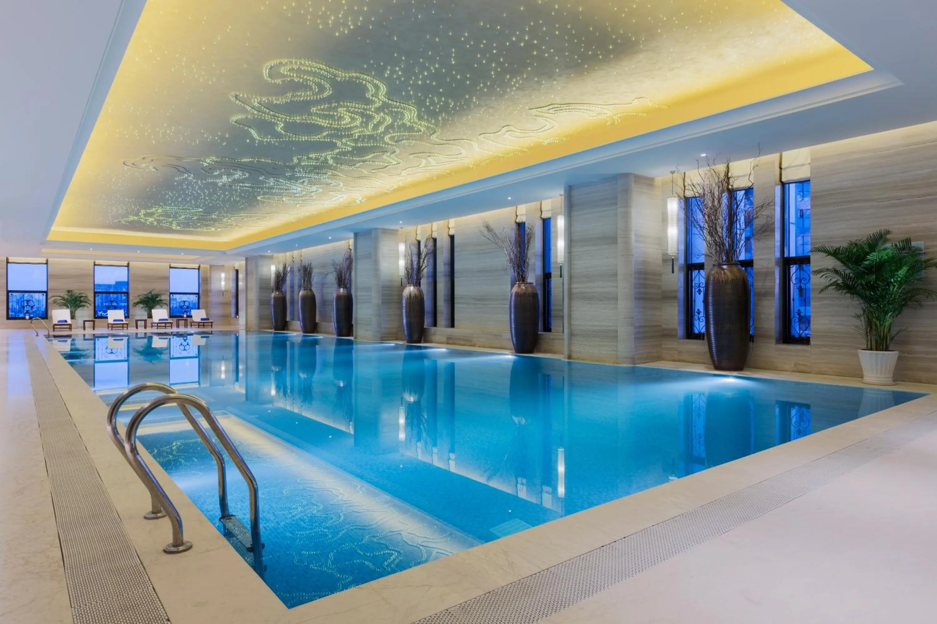 Pool view in Wanda Realm Chifeng Hotel