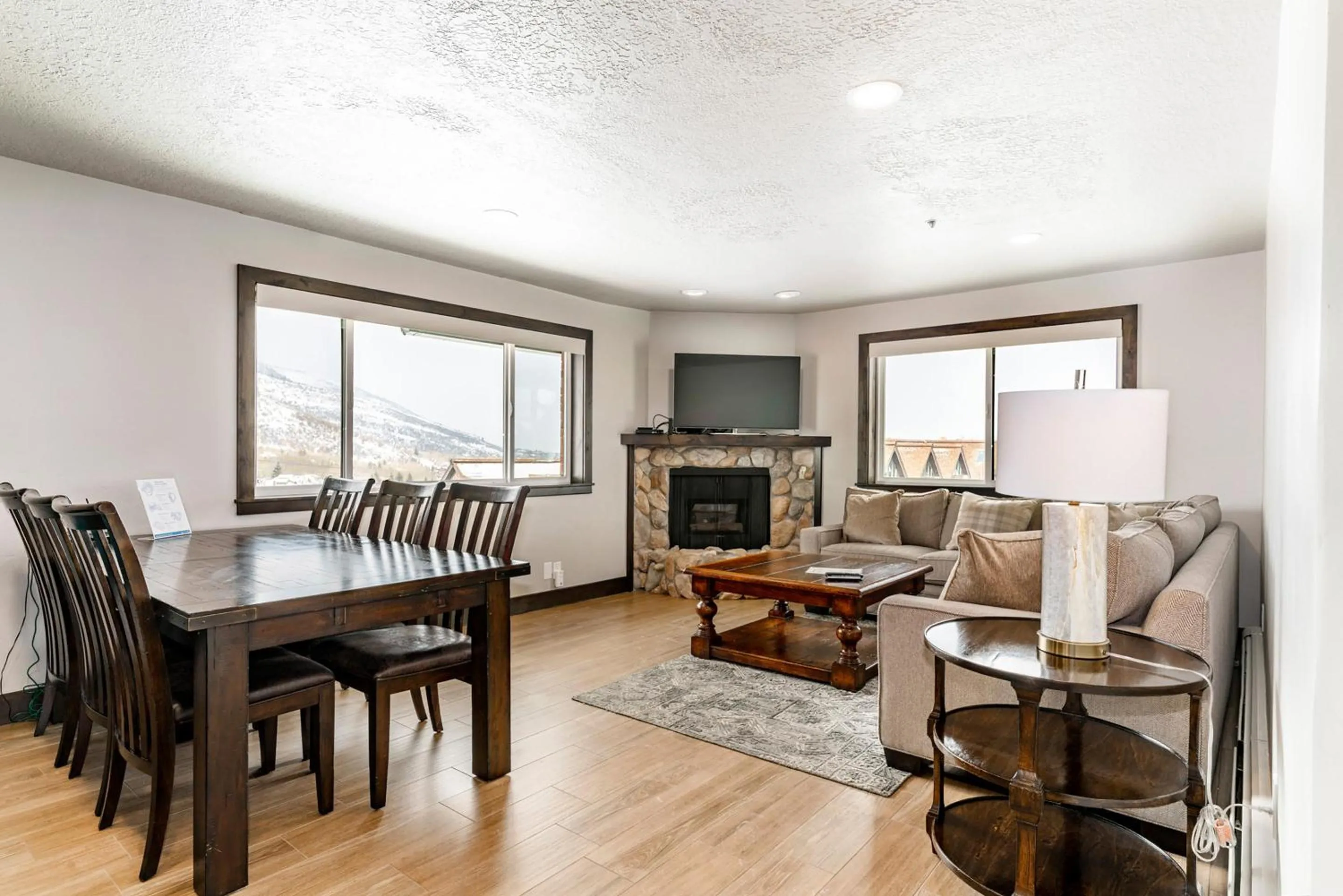 Living room in The Loft at Mountain Village by All Seasons Resort Lodging