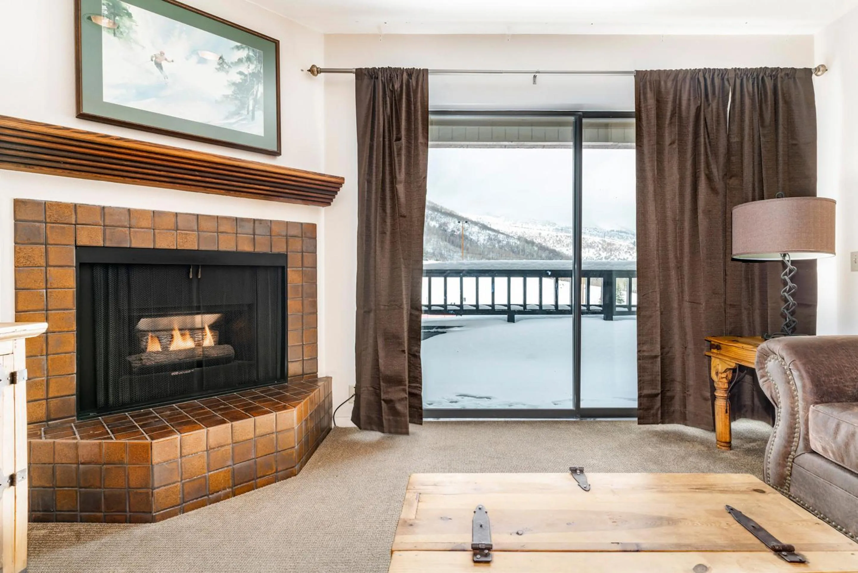 Living room in The Loft at Mountain Village by All Seasons Resort Lodging
