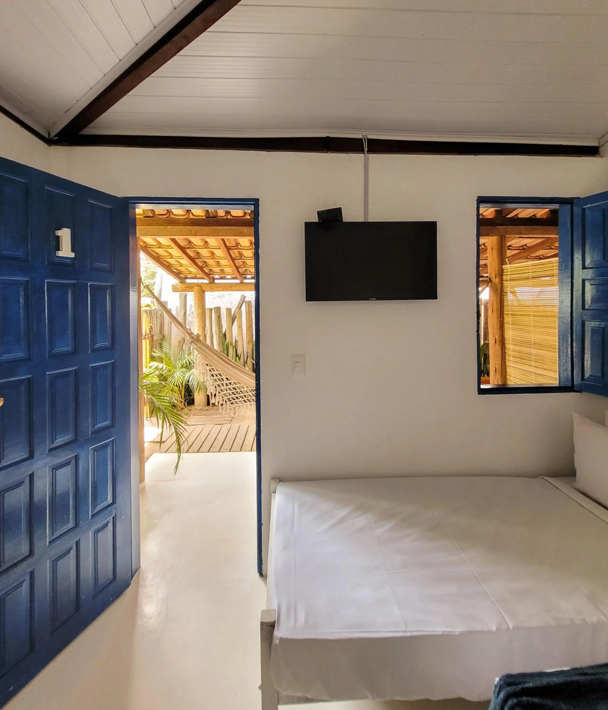 Bed in Pousada Vilarejo