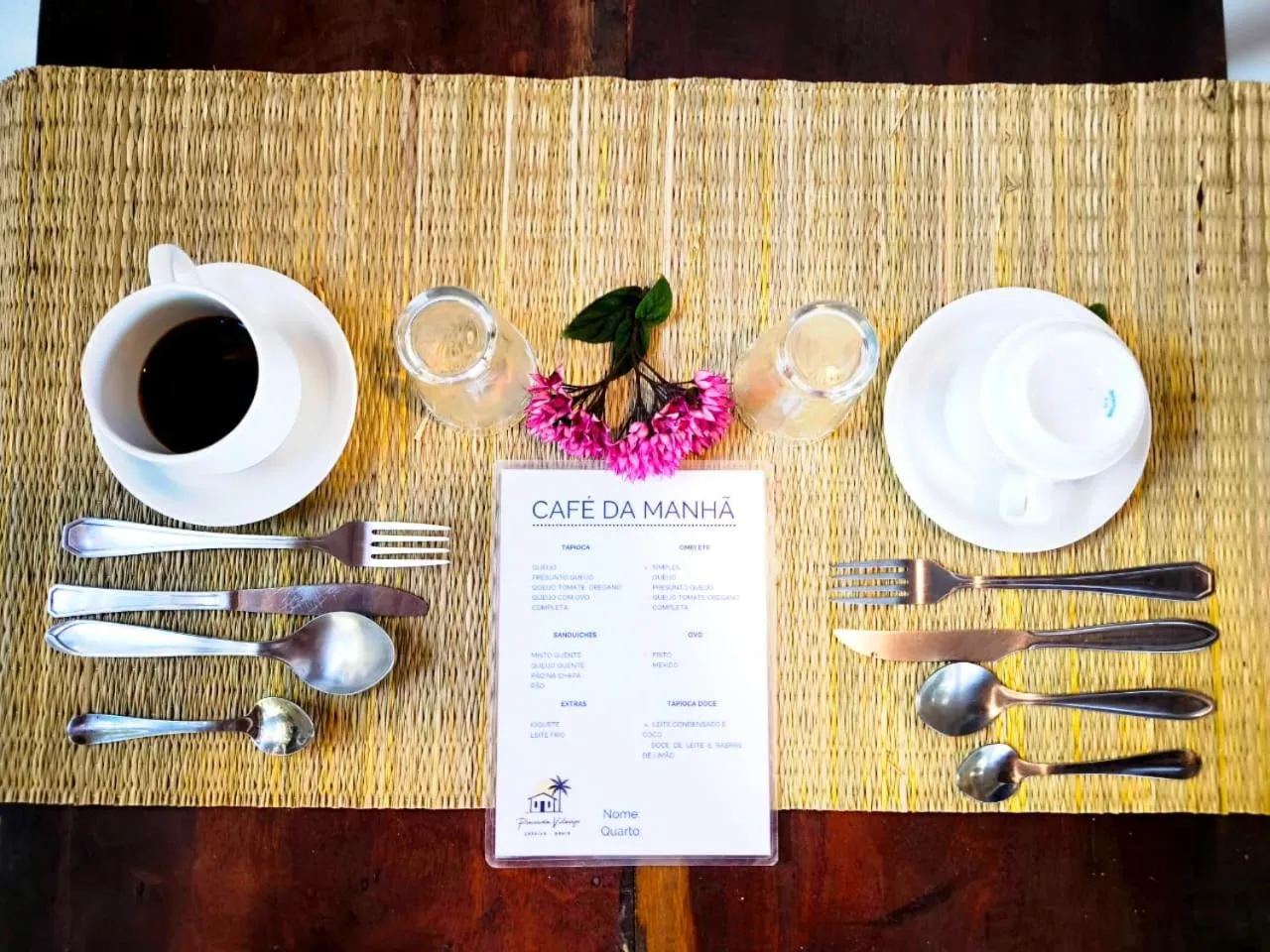 Food and drinks in Pousada Vilarejo