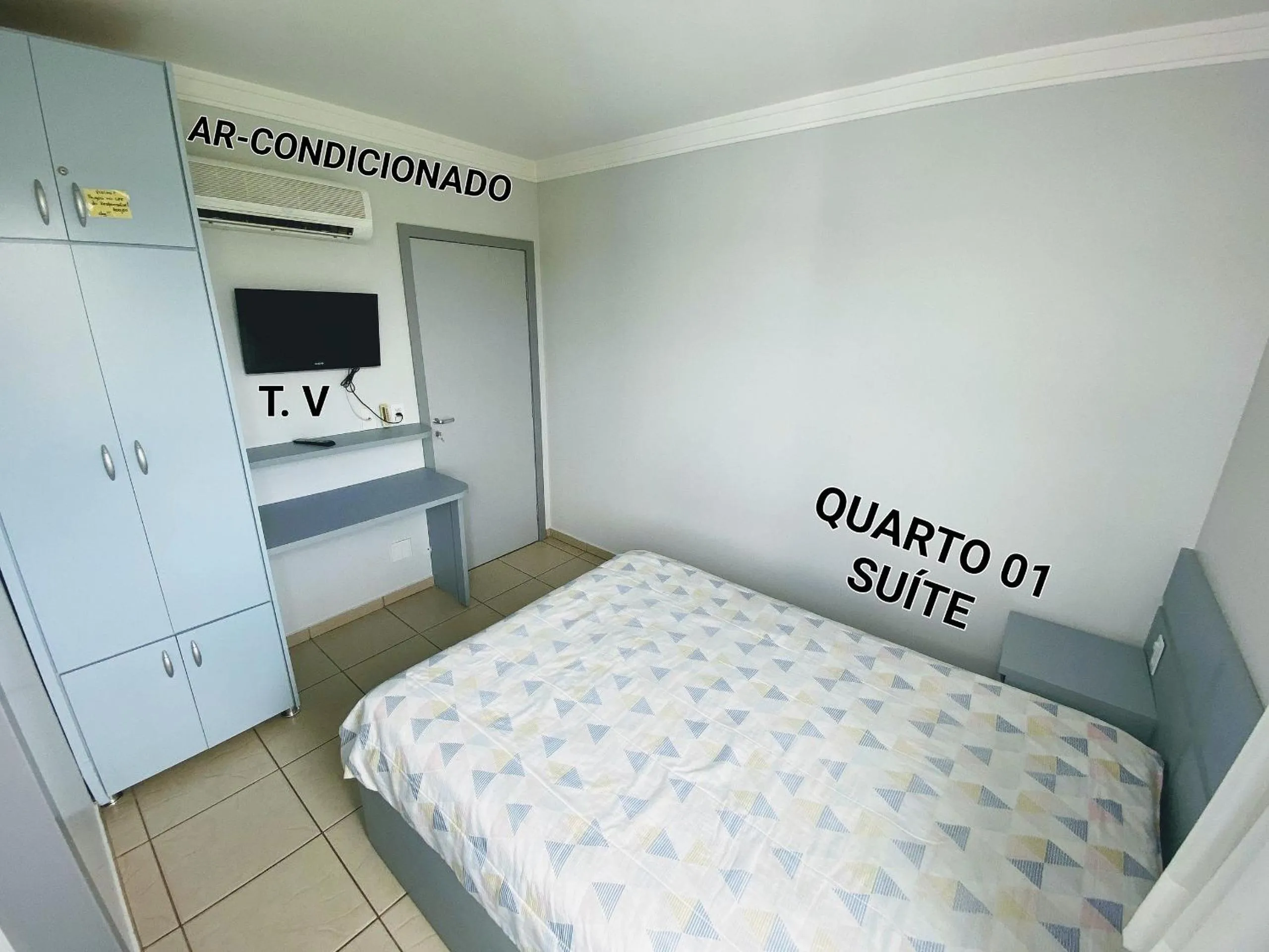 Bedroom, Bed in Rio Quente GO Apto 7 Pessoas 2 Qtos