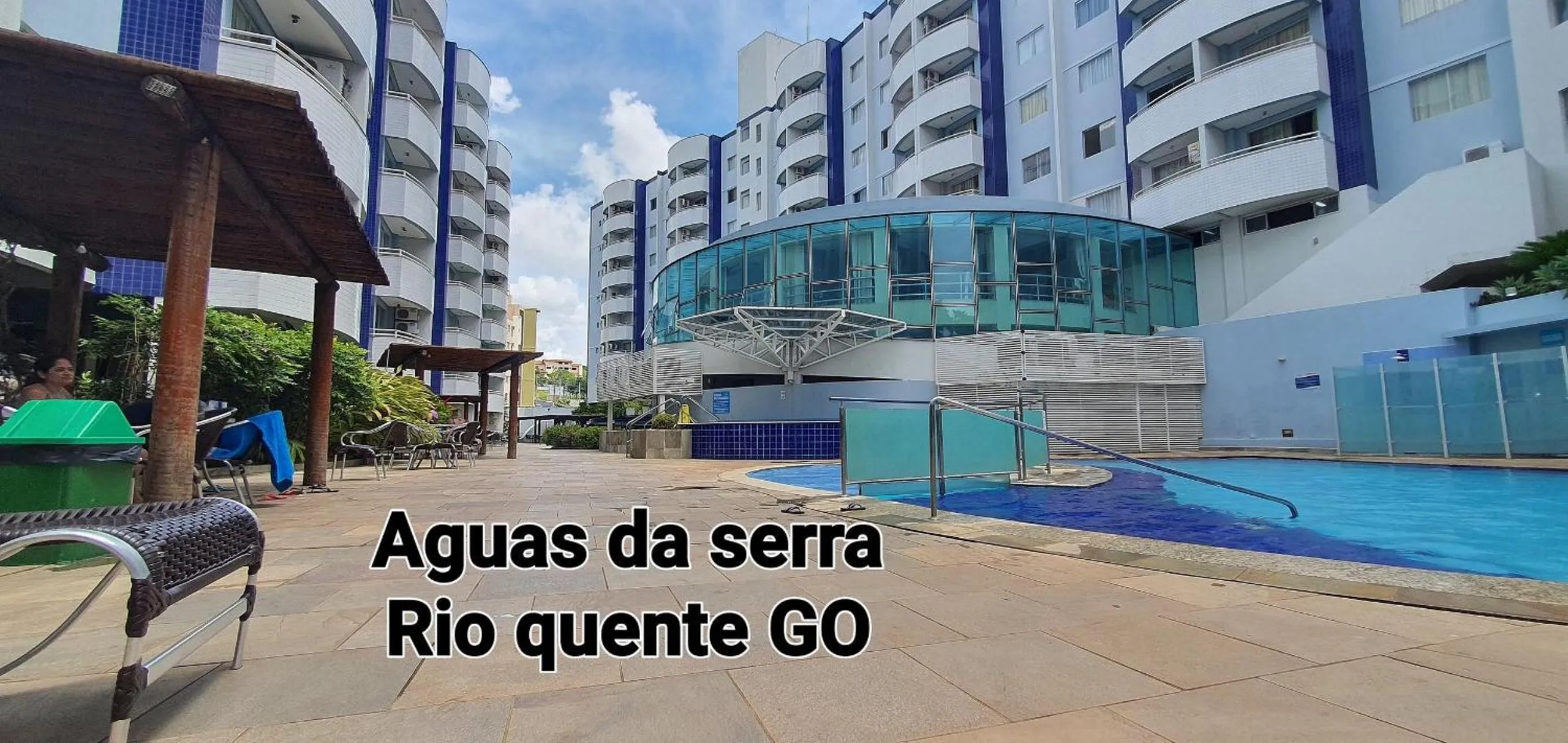 Hot Spring Bath in Rio Quente GO Apto 7 Pessoas 2 Qtos