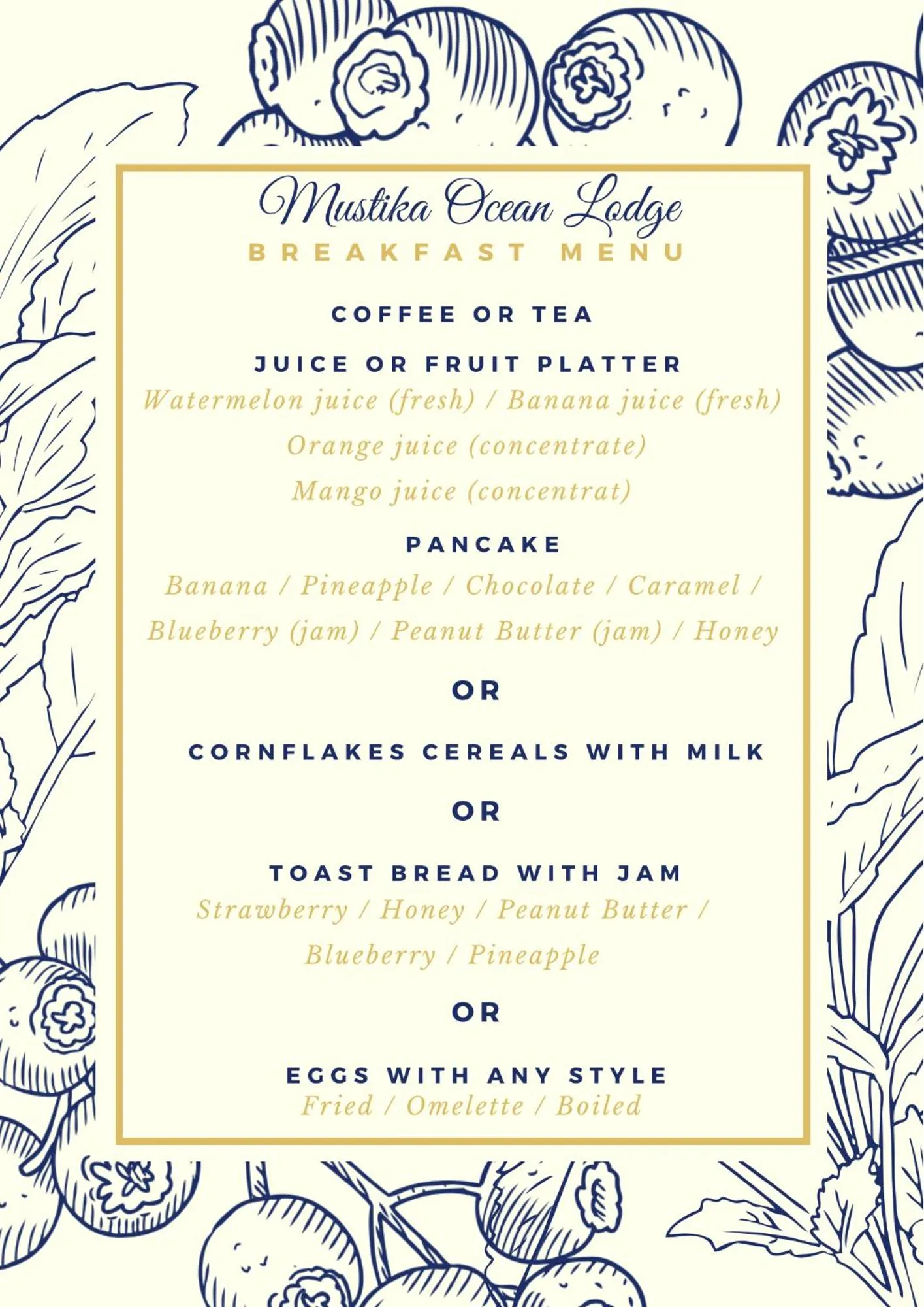 Text overlay in Mustika Ocean Lodge