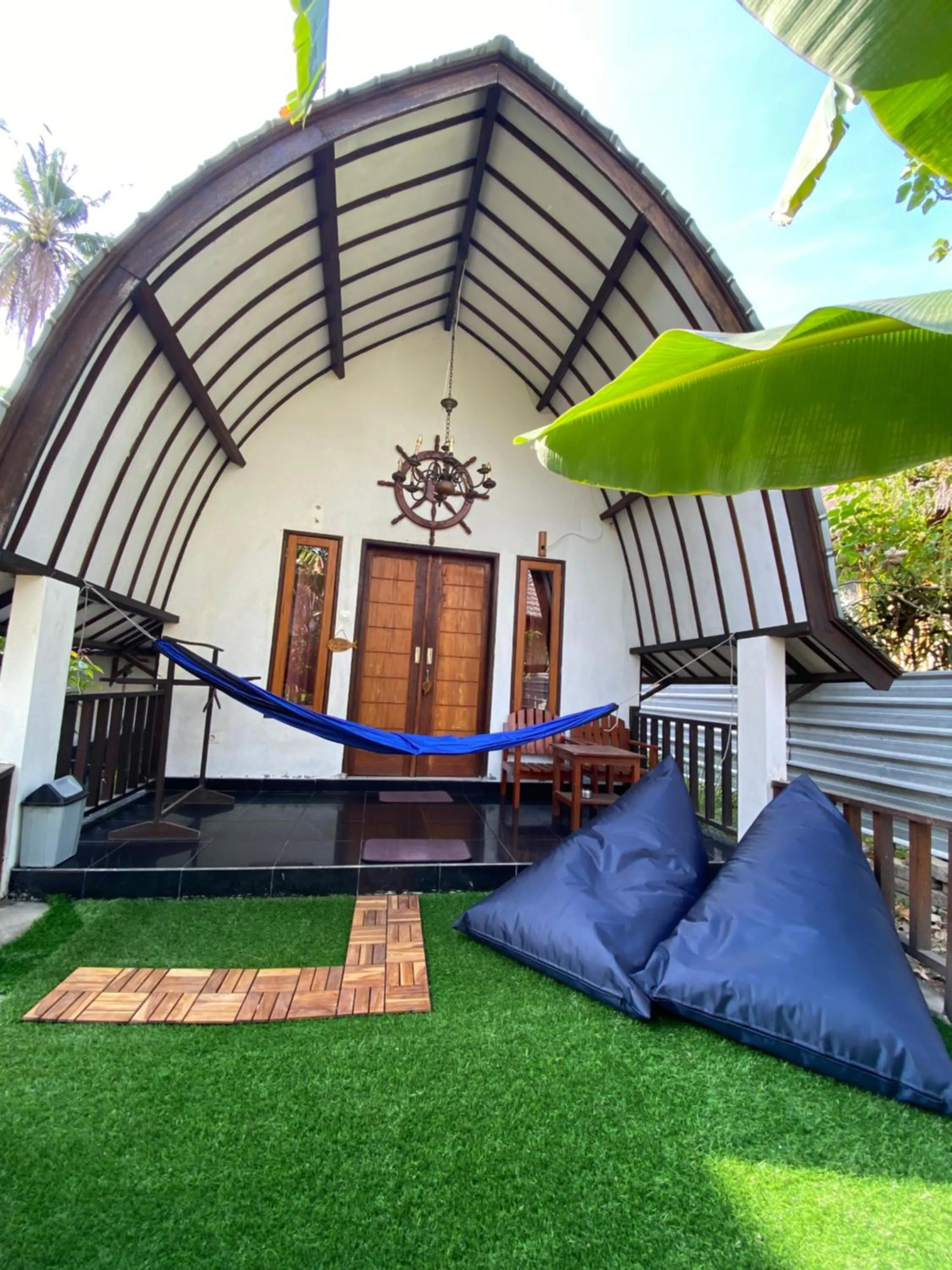Seating area in Mustika Ocean Lodge