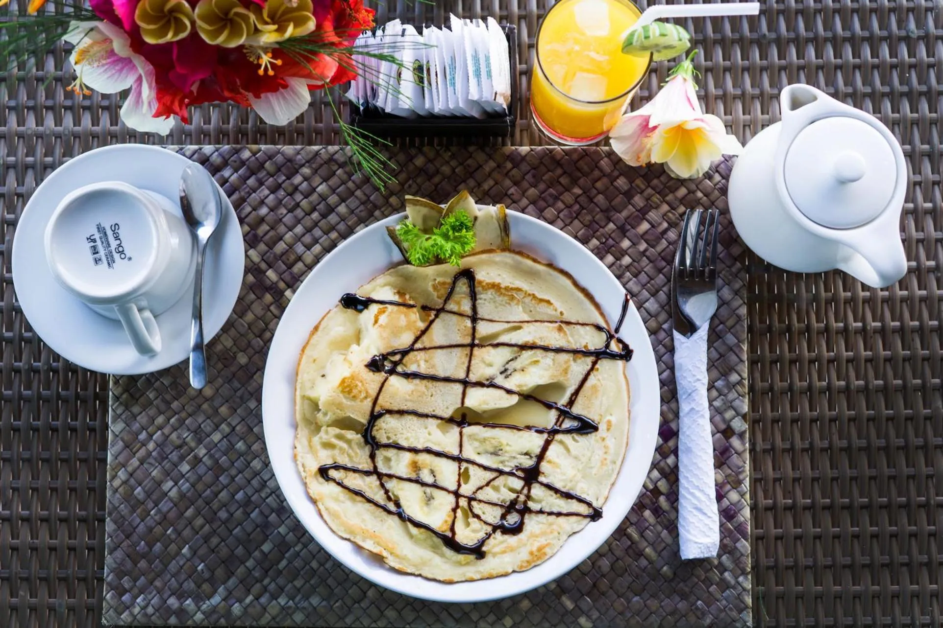 Food close-up in Laguna Reef Huts