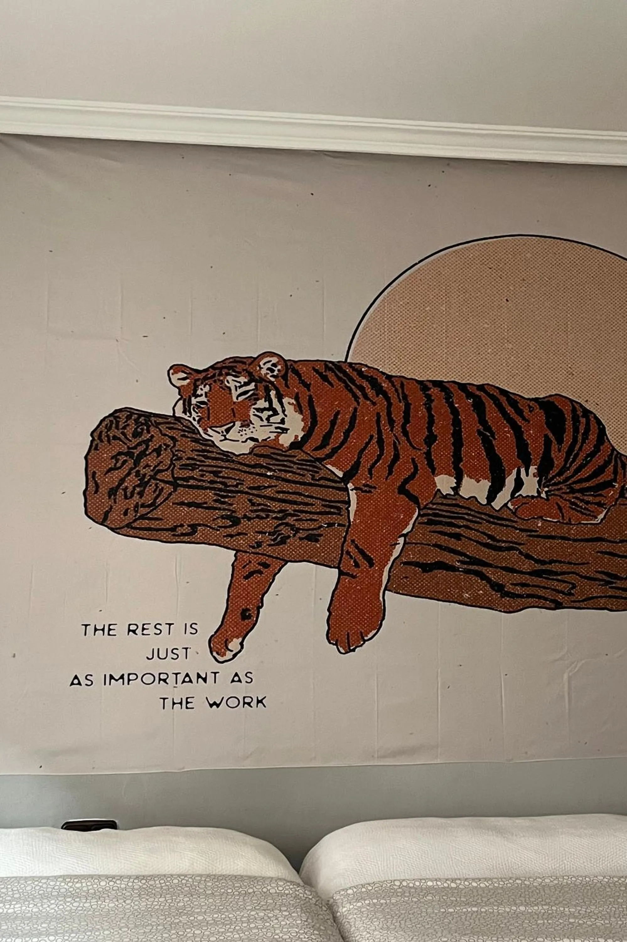 Decorative detail in Roomin Hostel