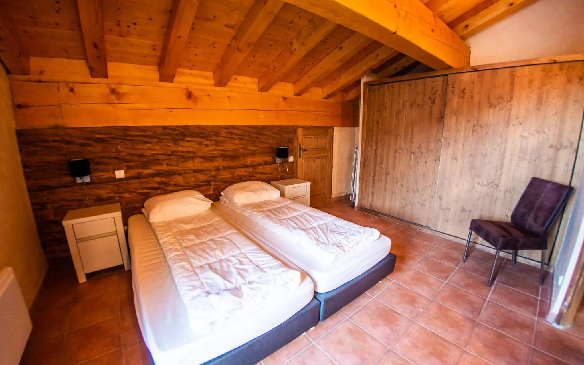 Bed in Parc Madeleine - CHALETS