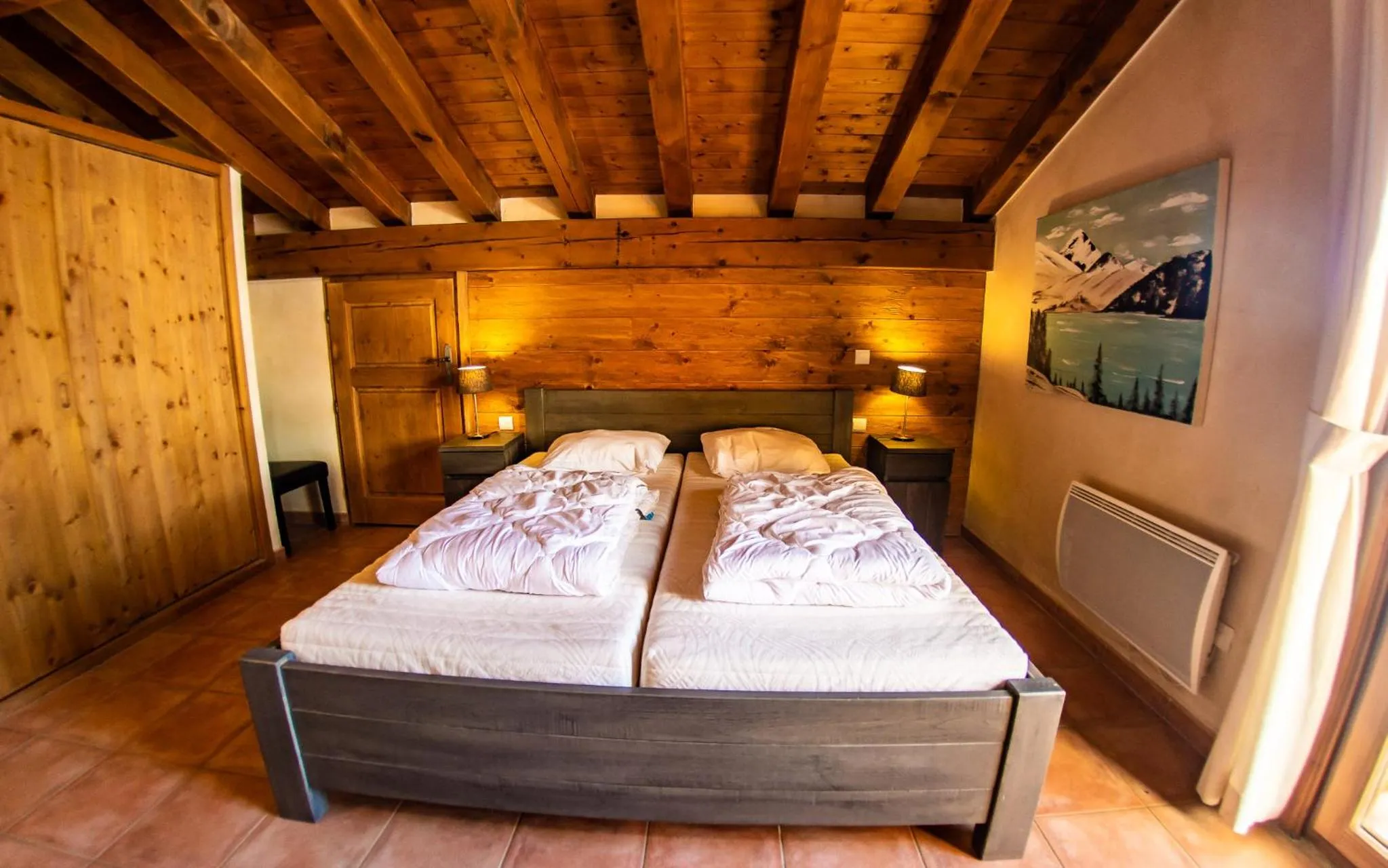 Bed in Parc Madeleine - CHALETS