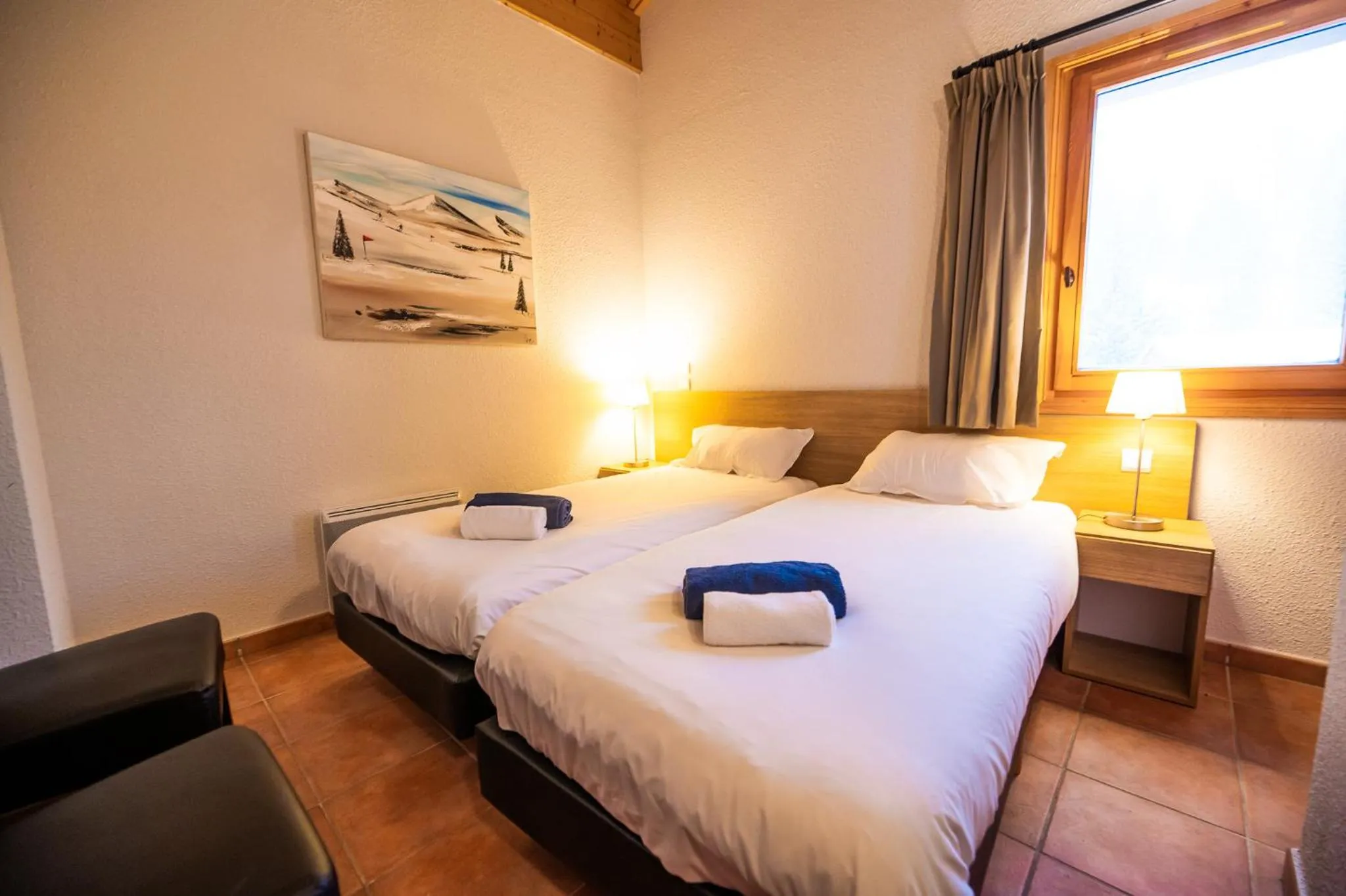 Bed in Parc Madeleine - CHALETS