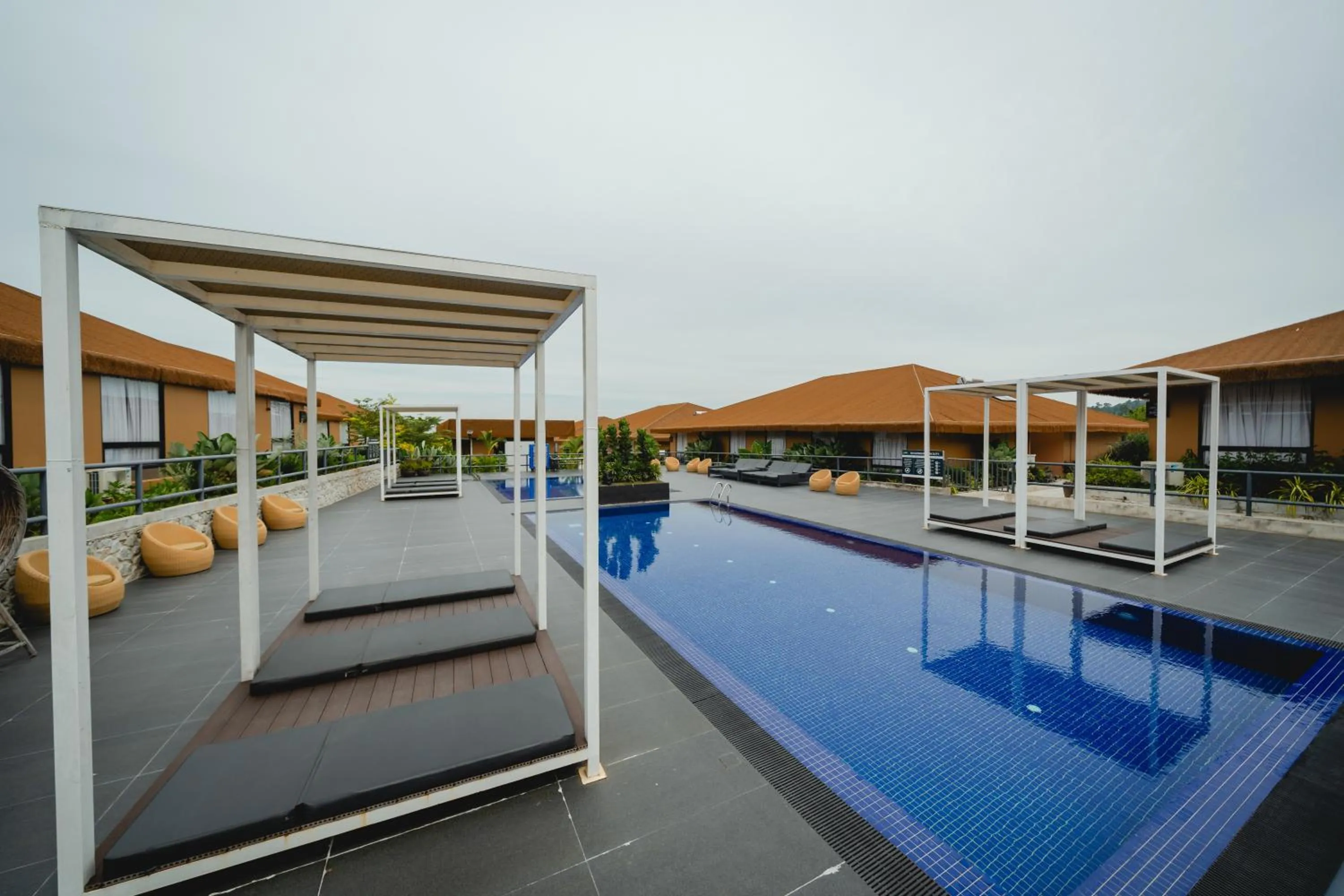 Pool view in Monkeys Canopy Resort