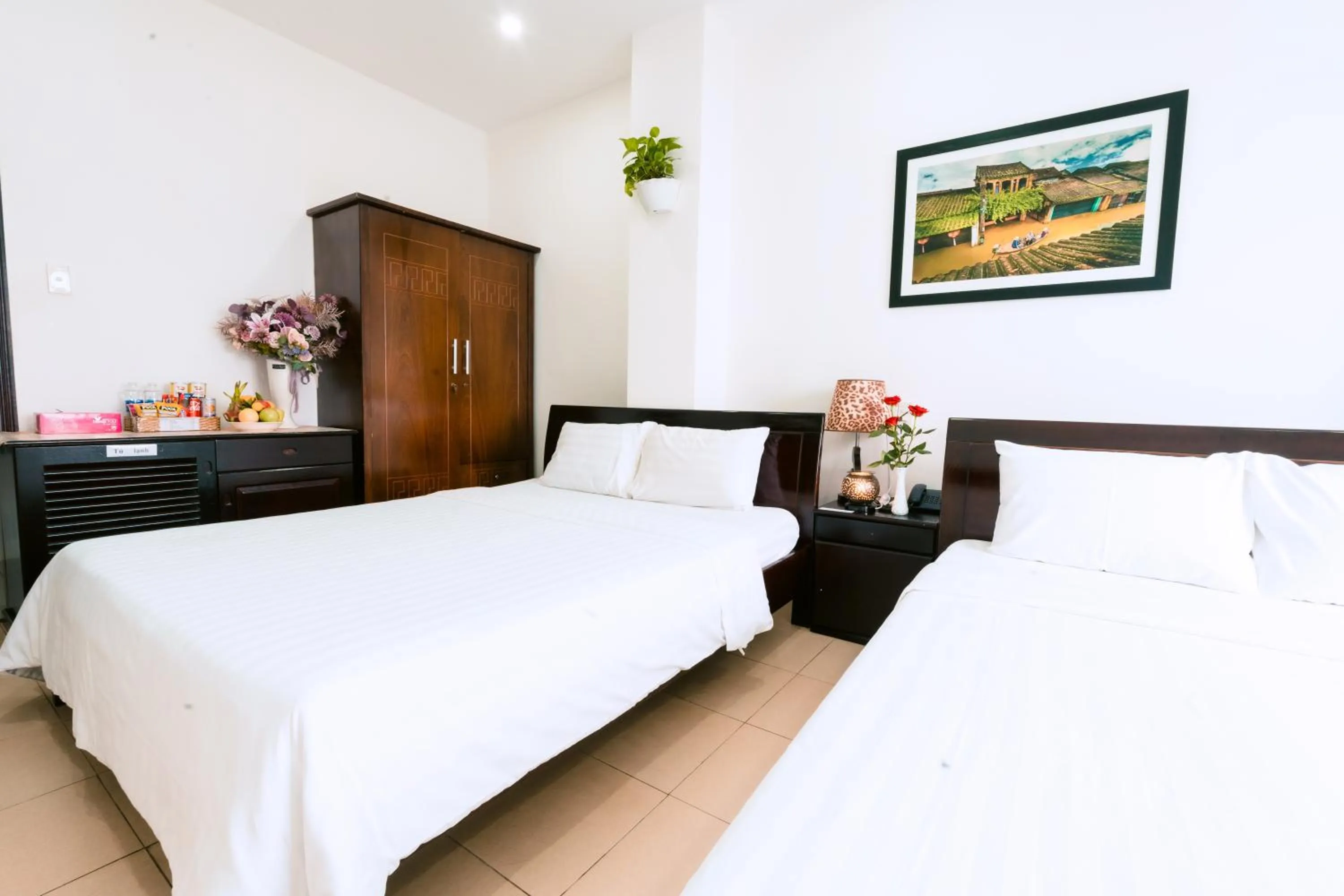 Bed in Lotus Rock Hotel Đà Nẵng