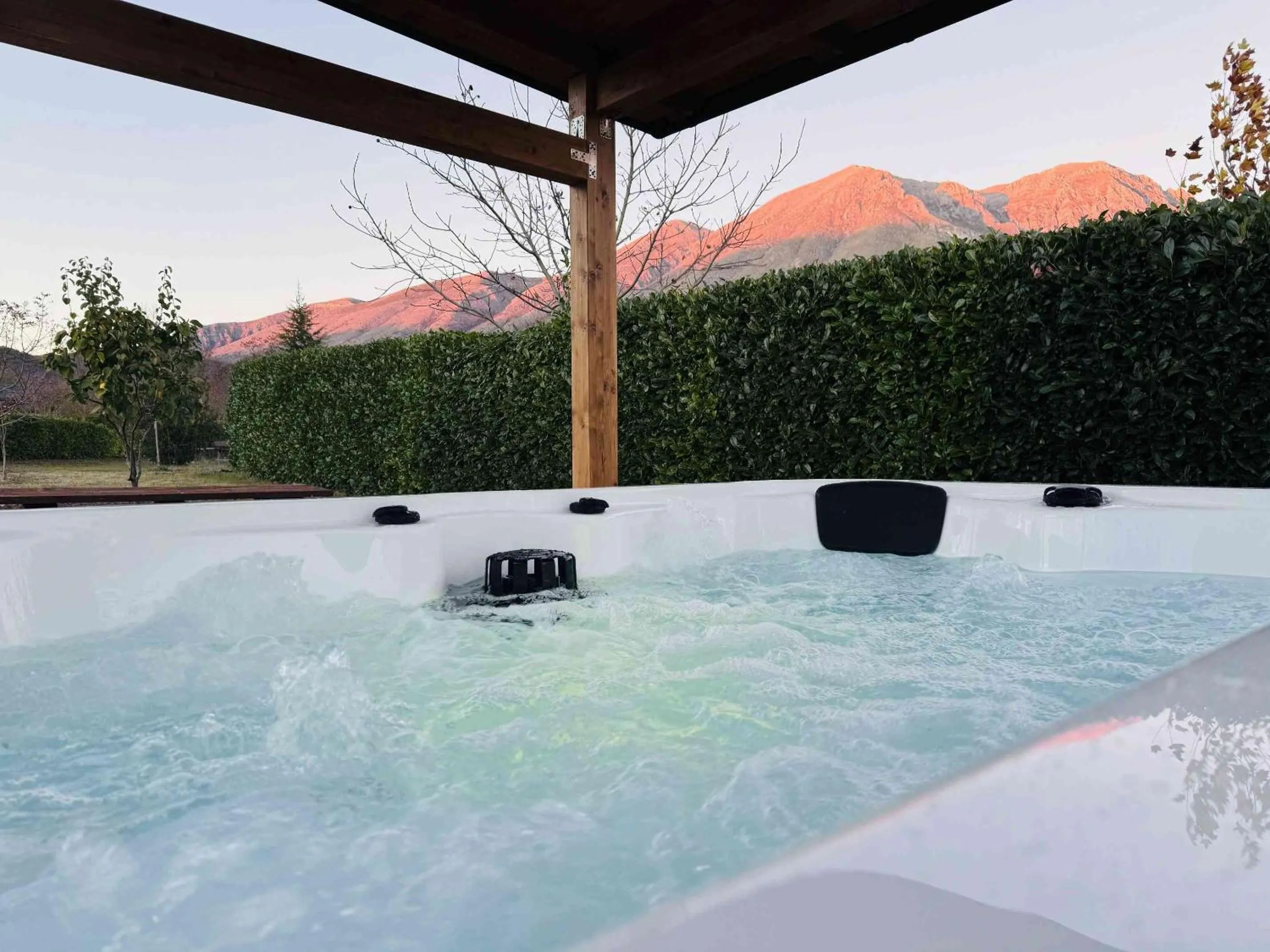 Hot Tub in Agriturismo Il Timo