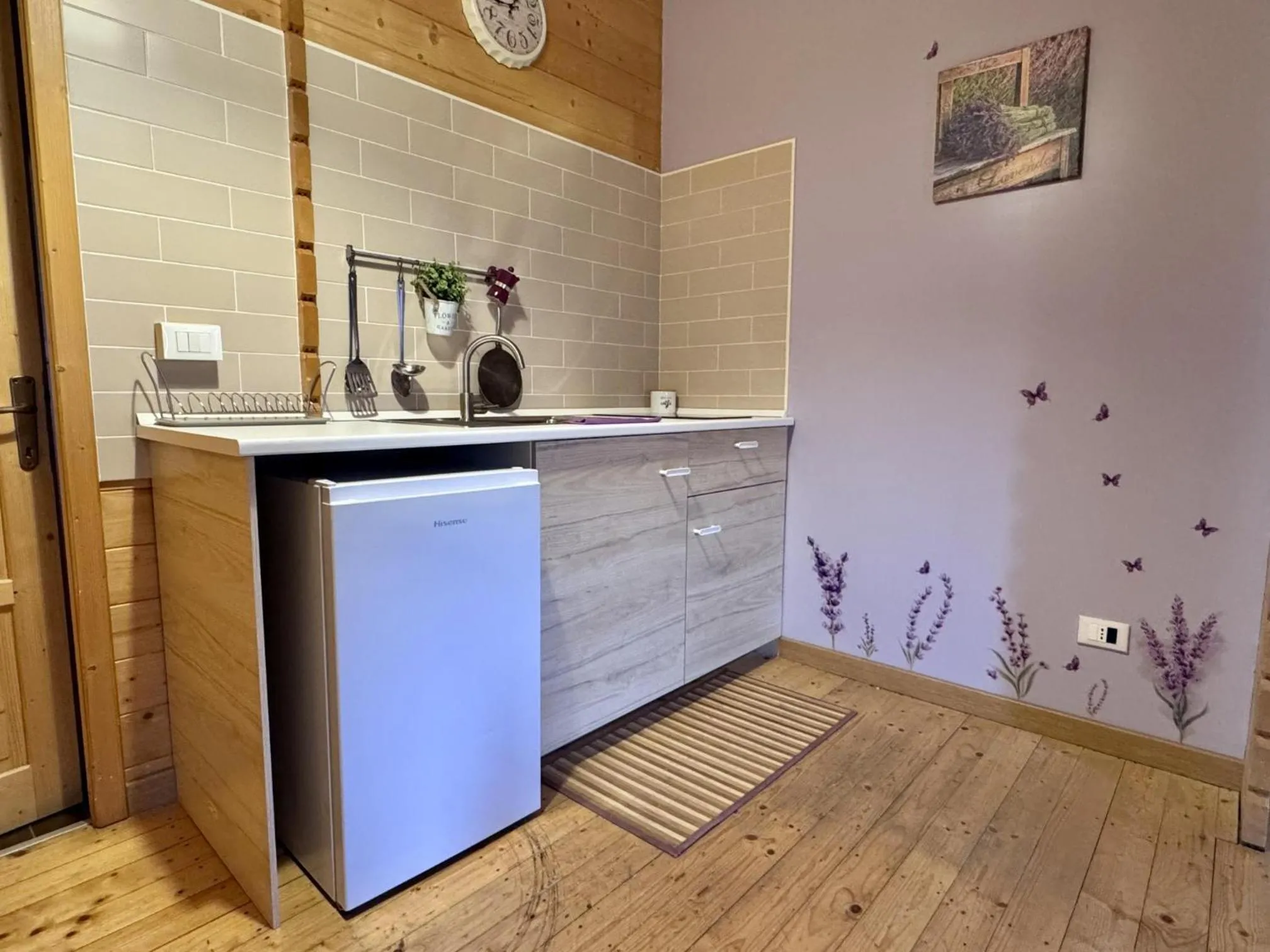 Kitchen or kitchenette in Agriturismo Il Timo
