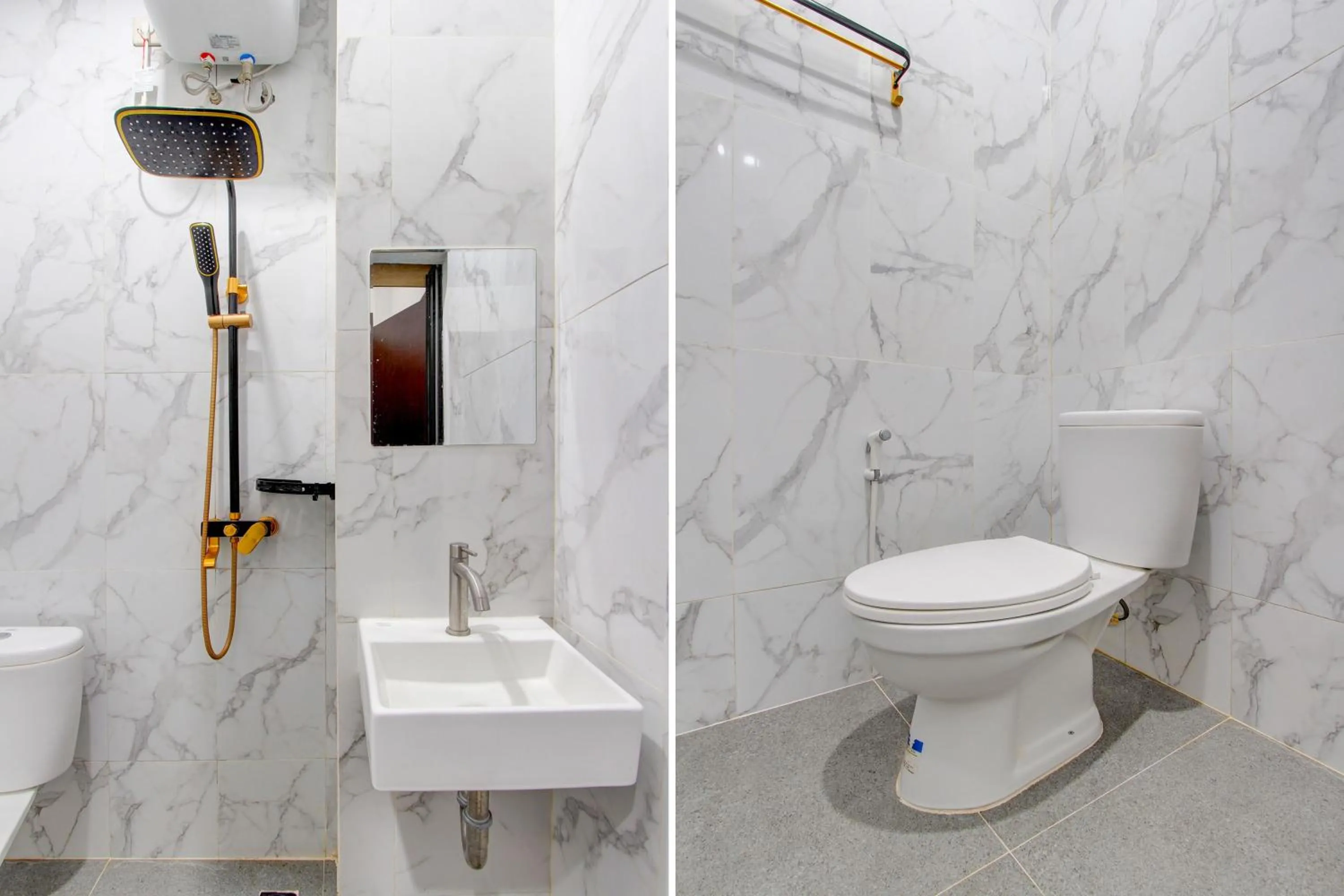 Bathroom in Capital O 93266 Palmier Hotel