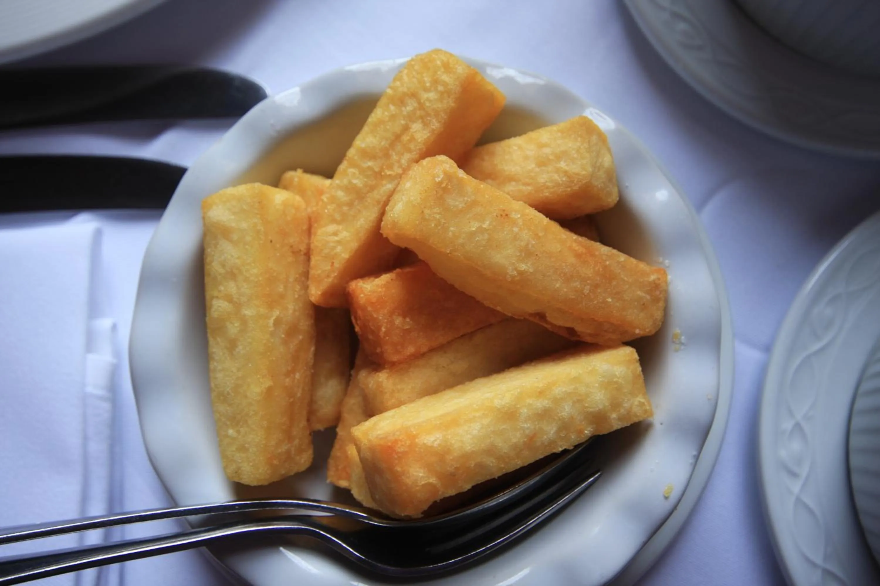 Food close-up in Worsley Arms Hotel