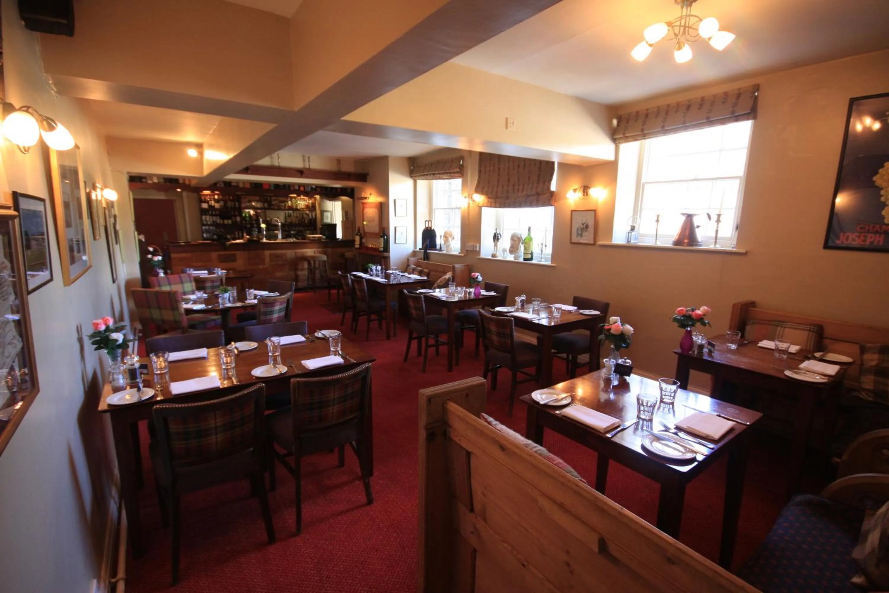 Food and drinks in Worsley Arms Hotel