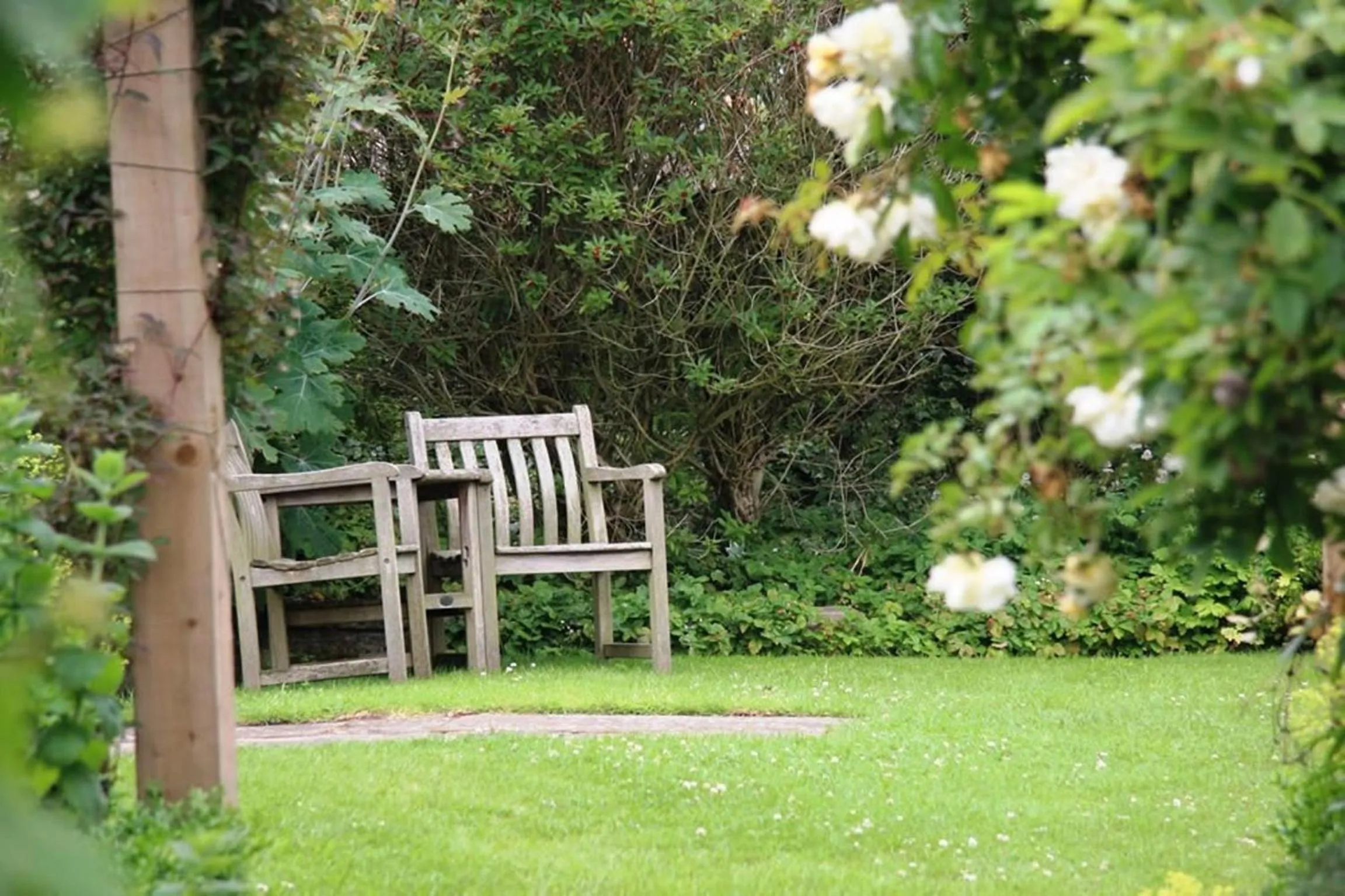 Garden in Worsley Arms Hotel