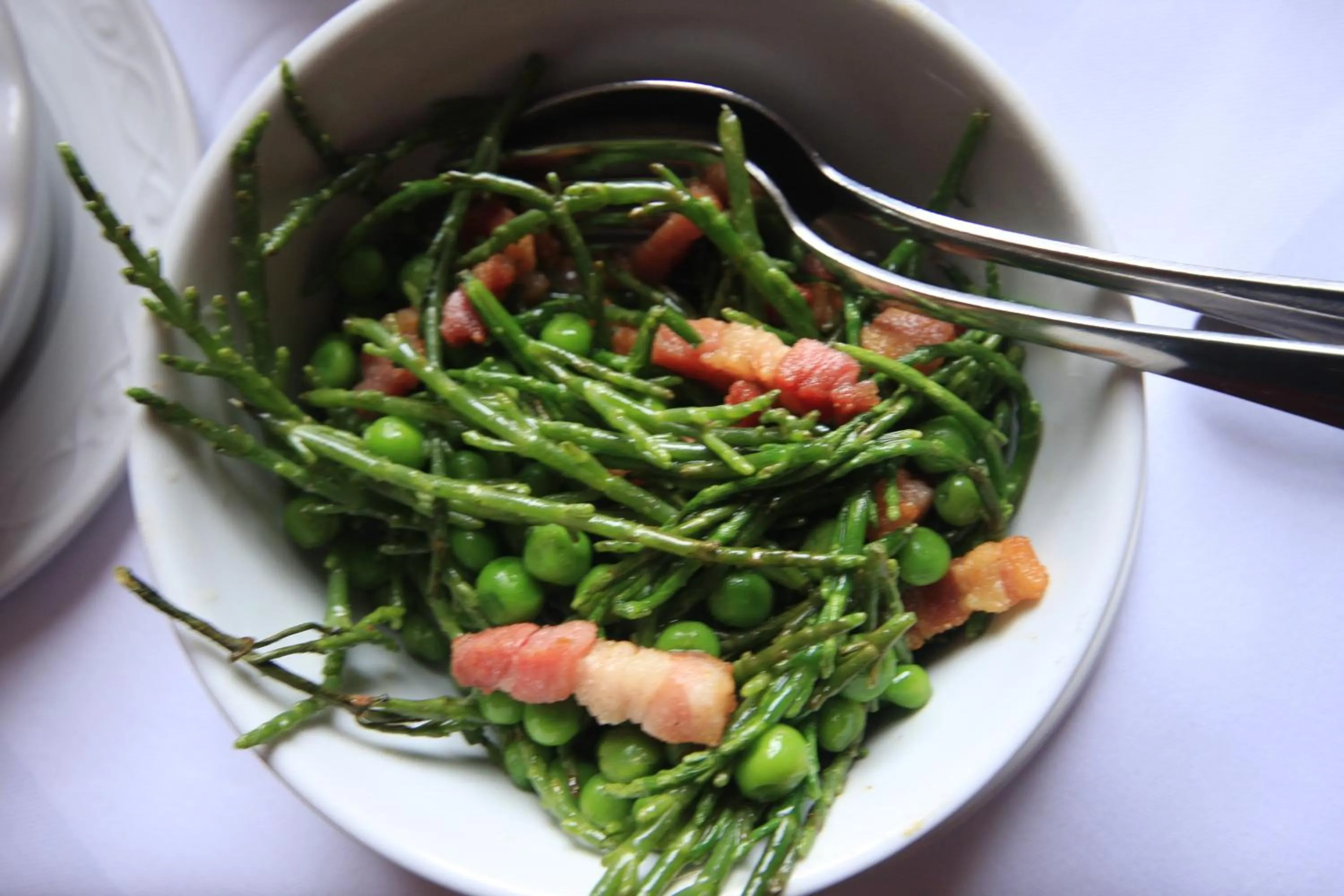 Food close-up in Worsley Arms Hotel