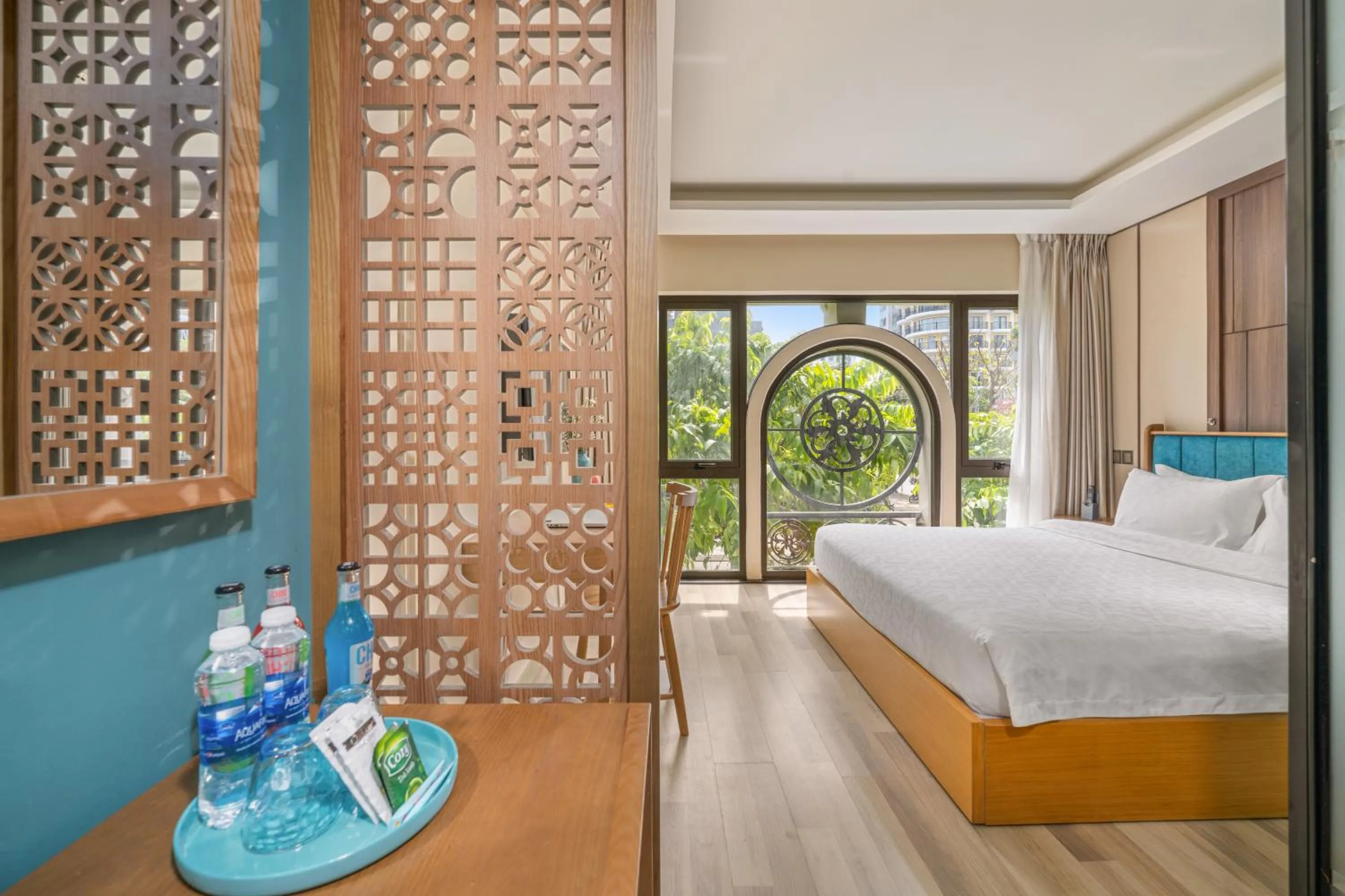 Bed in Brilliant Majestic Hotel