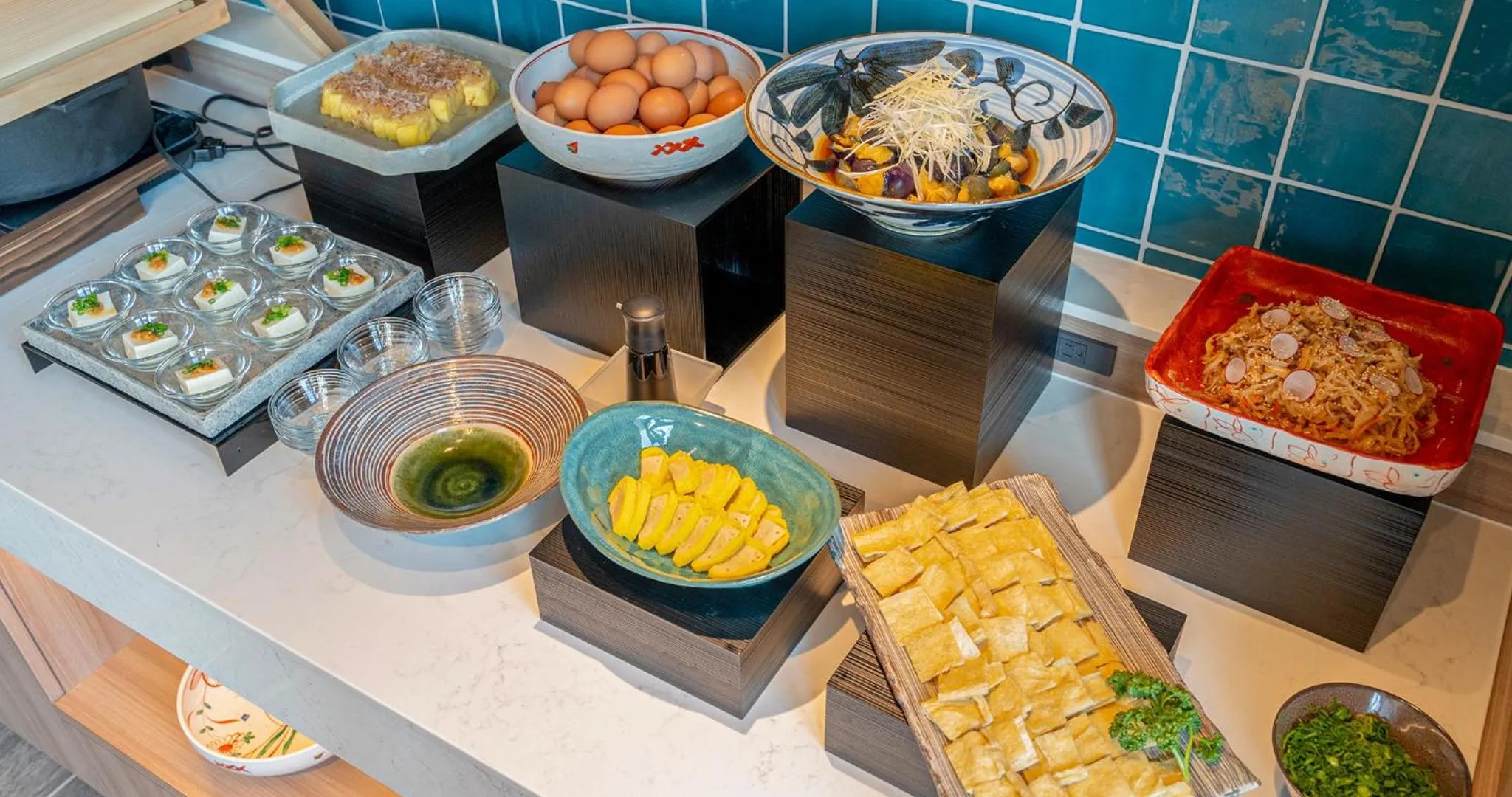 Buffet breakfast in Grids Premium Hotel Kumamoto