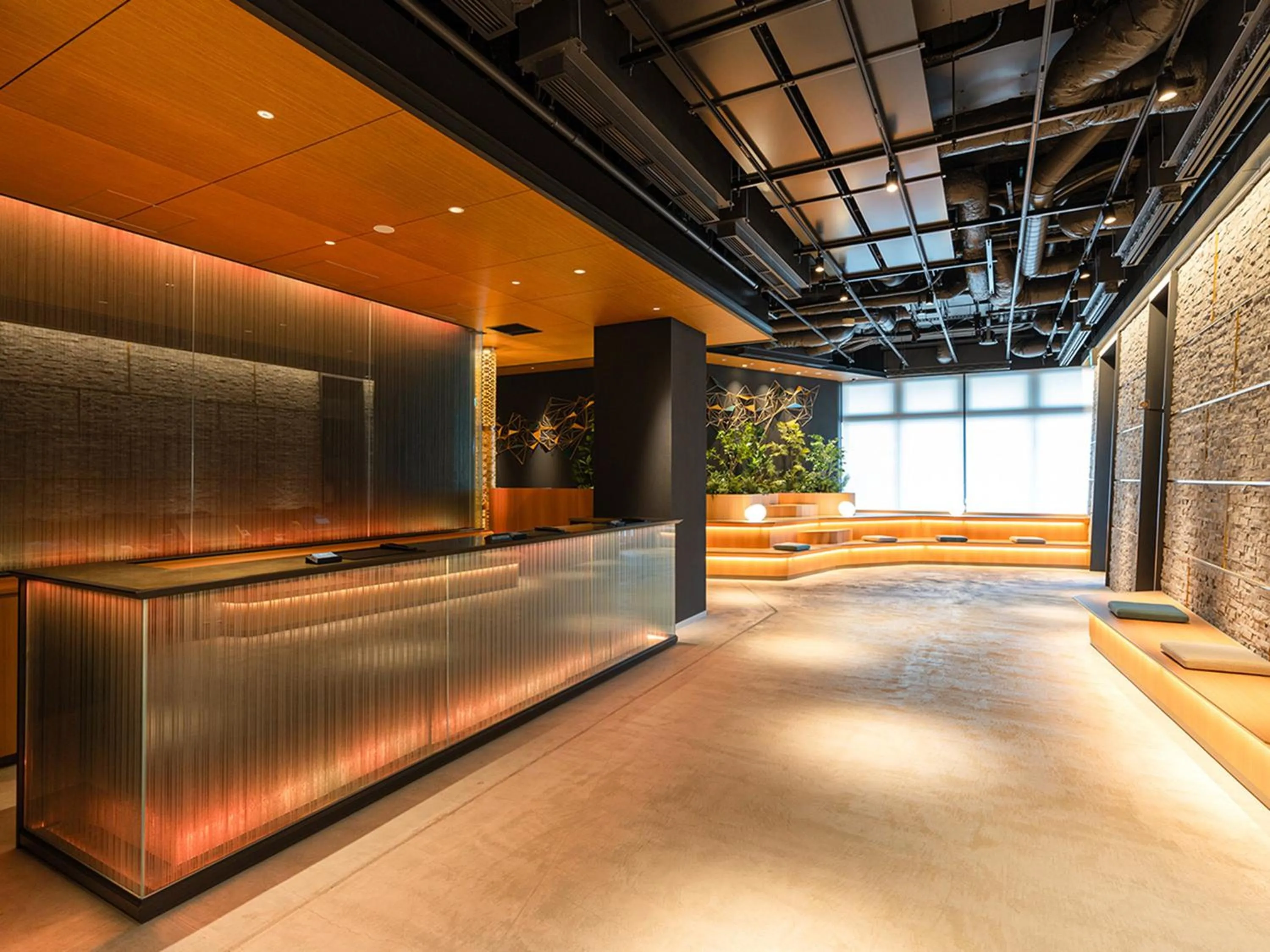 Lobby or reception in Grids Premium Hotel Kumamoto