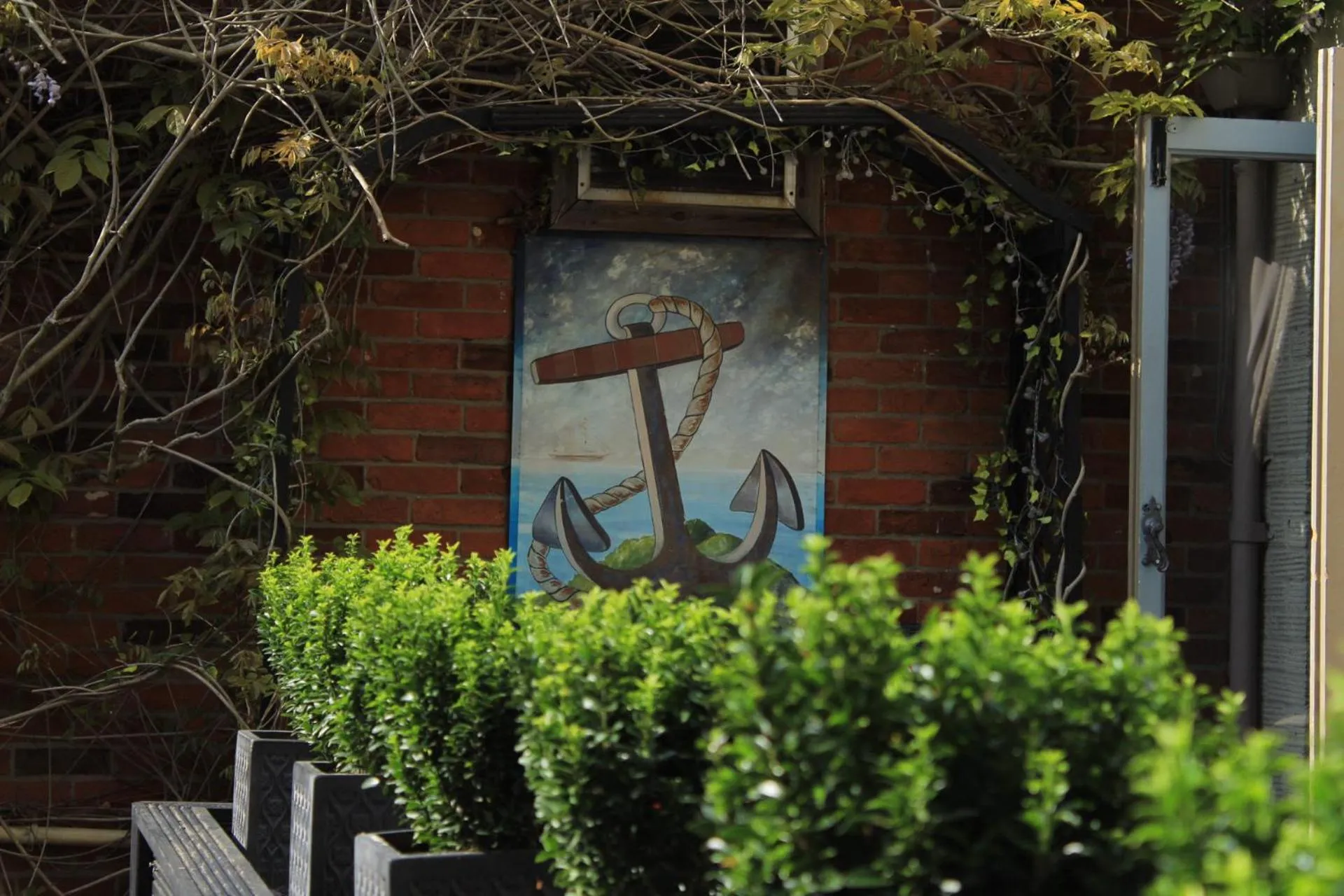 Garden in The Blue Anchor